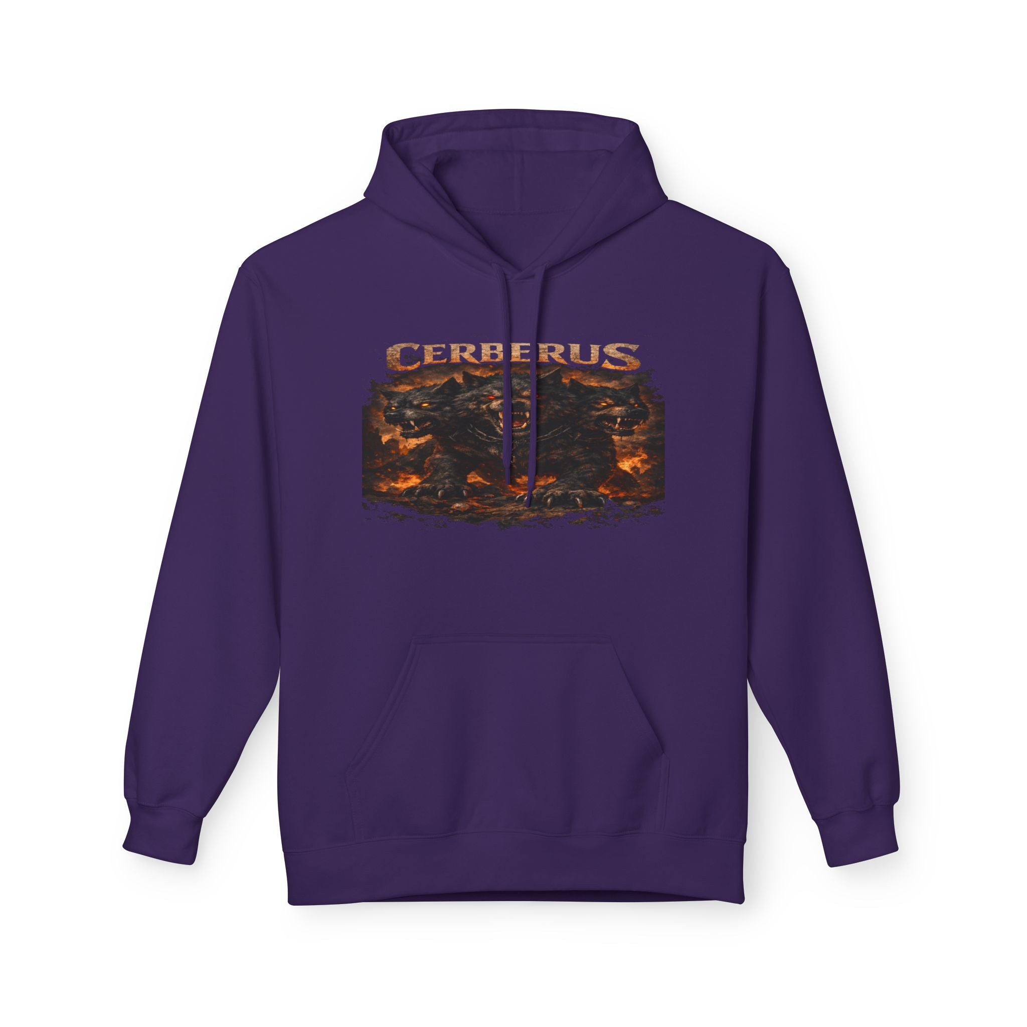 Cerberus Fiery Three-Headed Dog Hoodie