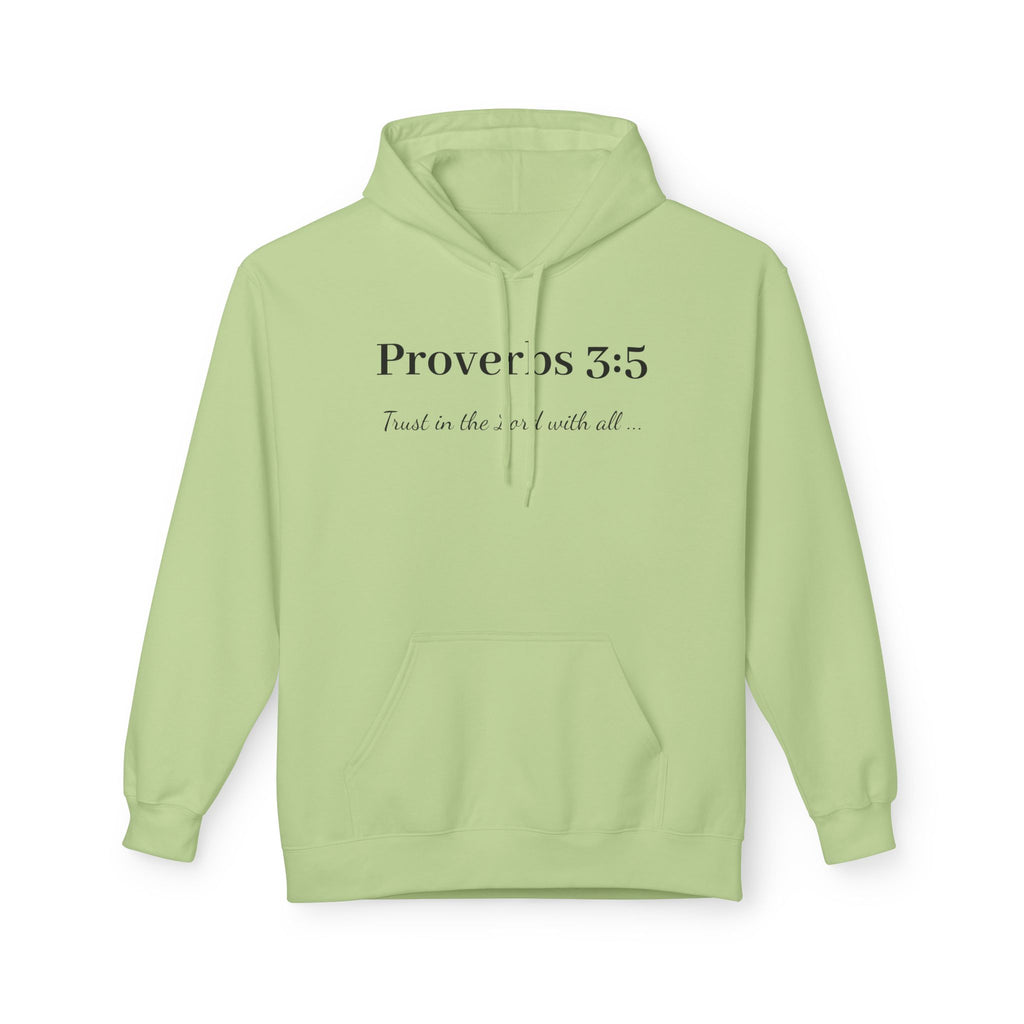 Proverbs 3:5 Faith Hoodie — Trust in the Lord Scripture Hoodie