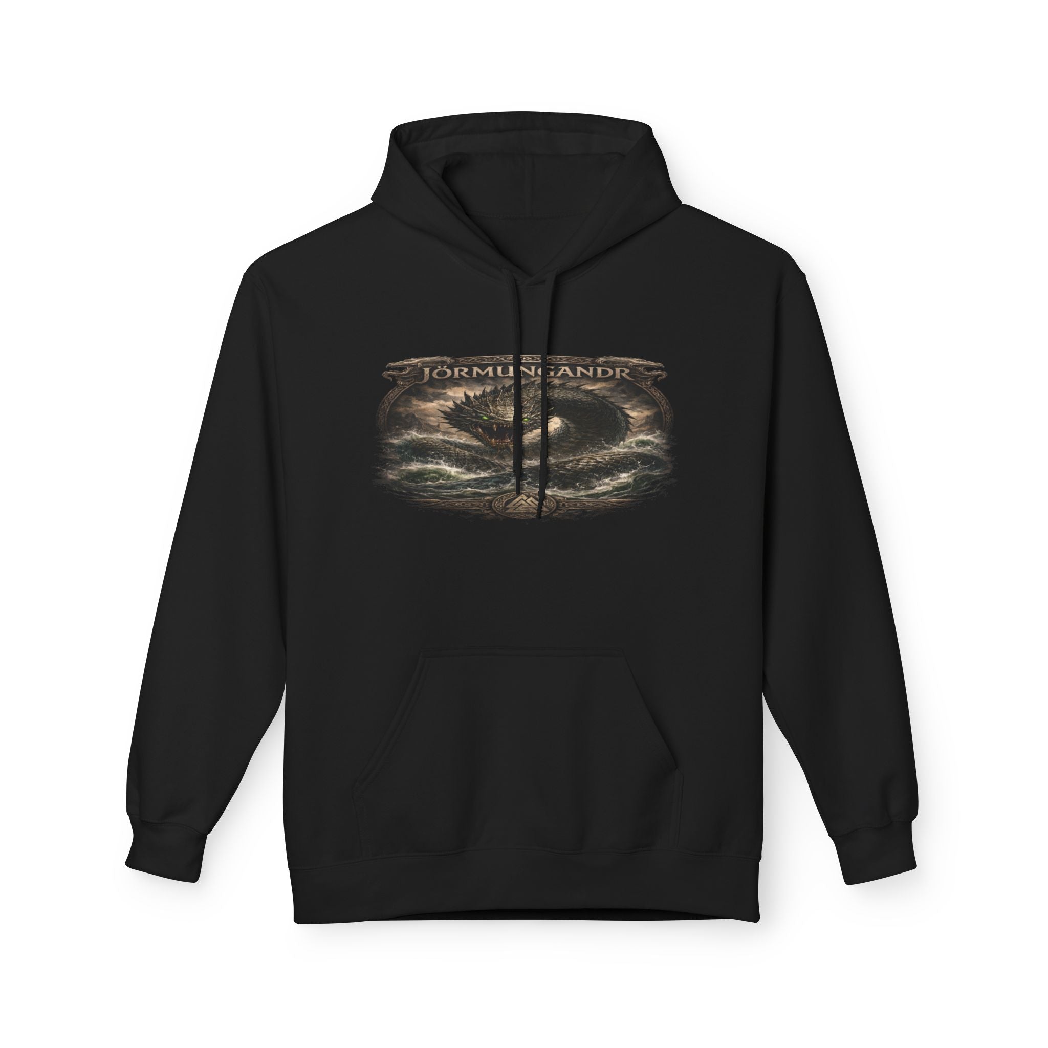 Jörmungandr is the Midgard serpent Viking Hoodie —