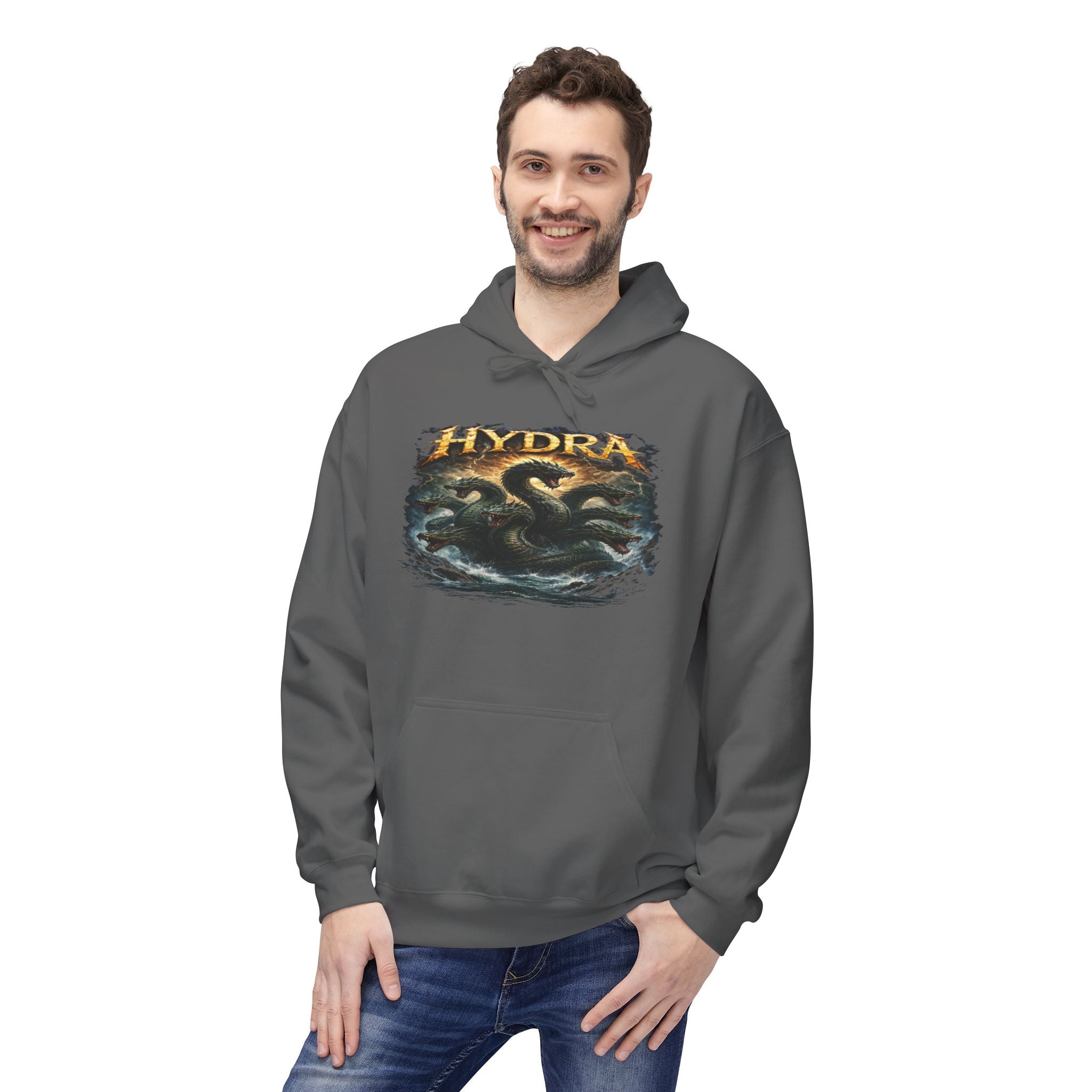 The mythical Greek Hydra Hoodie — Mythic Sea Monster Pullover