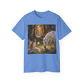 Unicorn & Fairy Forest Cotton T‑Shirt — Enchanted Woodland Magic Tee