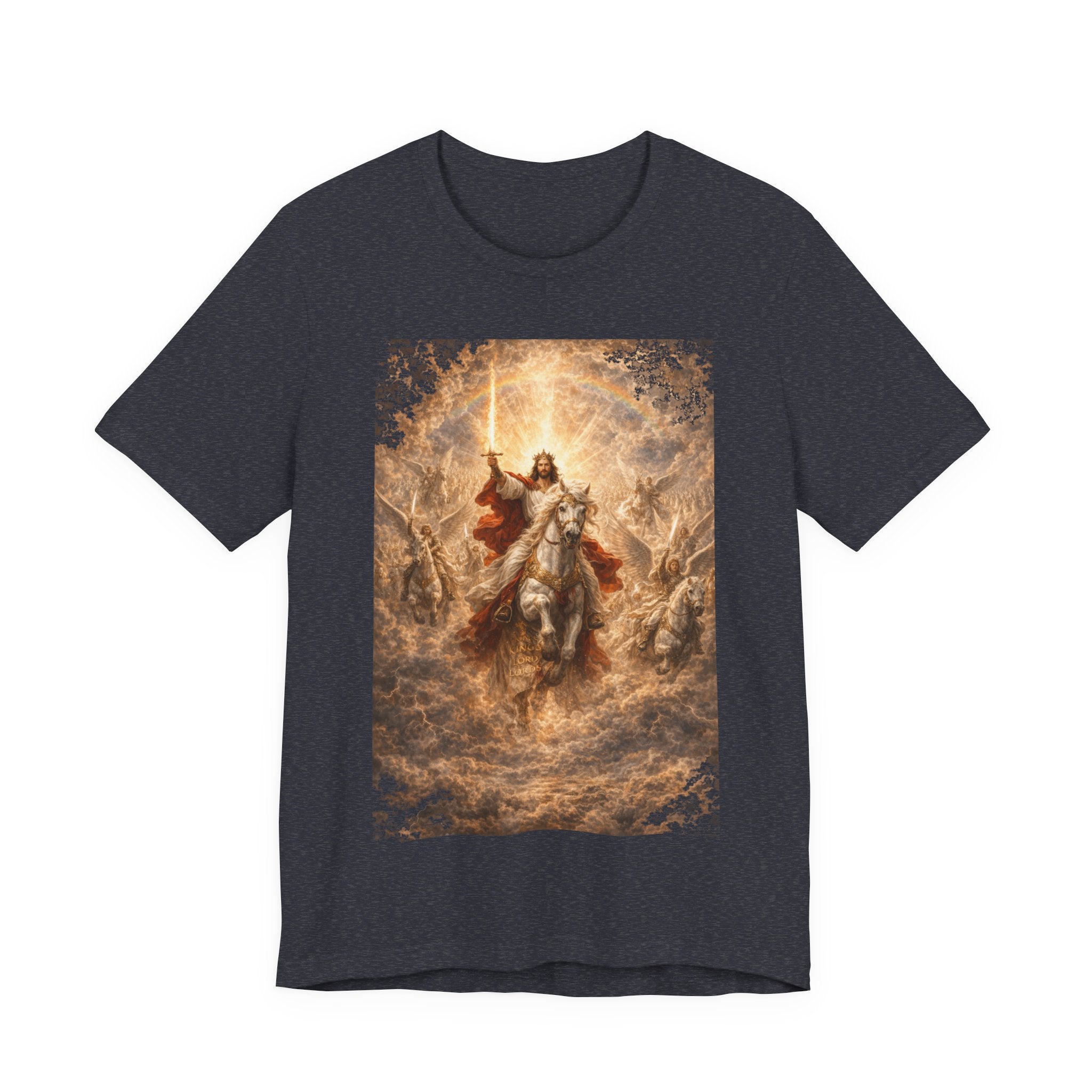 Revelation 19:11-21 Christian Jesus on White Horse T‑Shirt — Resurrection / Second Coming Graphic Tee Revelation