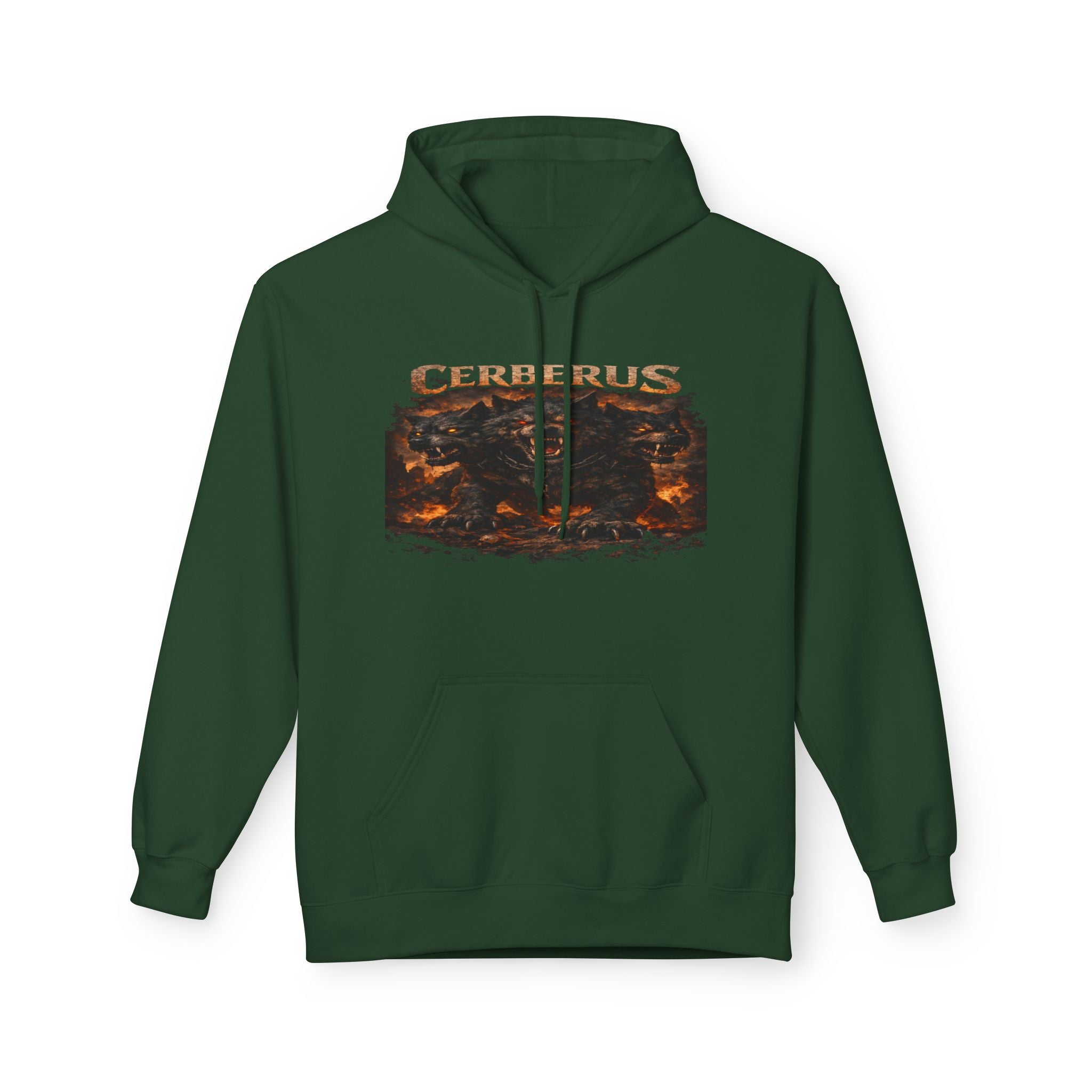 Cerberus Fiery Three-Headed Dog Hoodie
