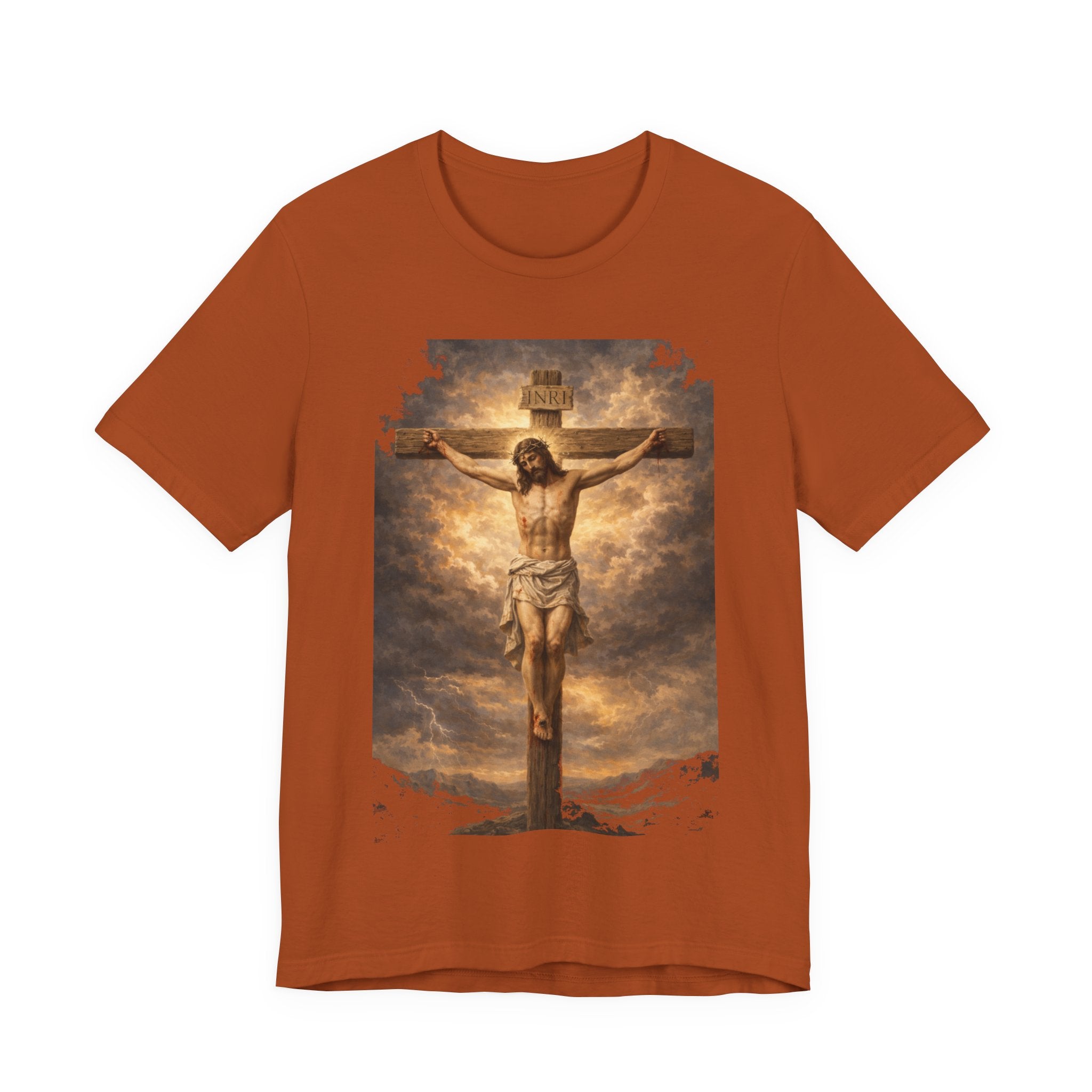 Crucifixion Jesus T‑Shirt — Religious Christian Graphic Tee for Easter & Faith