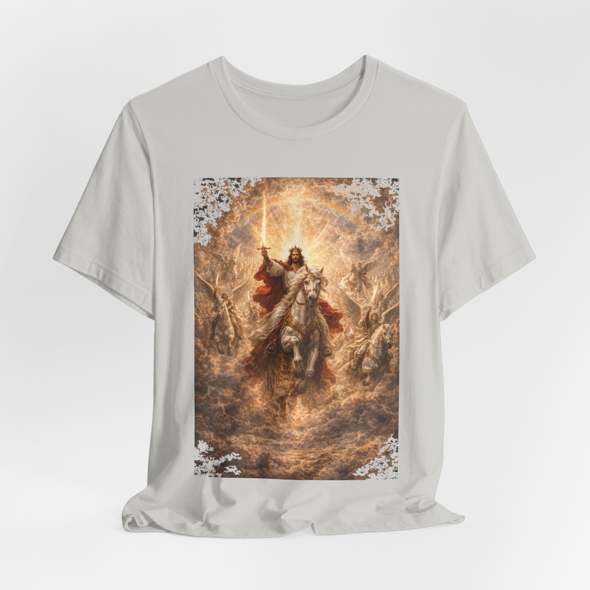 Revelation 19:11-21 Christian Jesus on White Horse T‑Shirt — Resurrection / Second Coming Graphic Tee Revelation