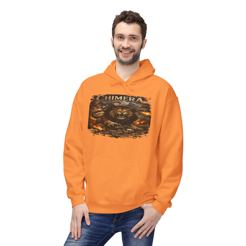 Chimera is a fearsome hybrid creature Hoodie — Fiery Serpent Graphic Pullover