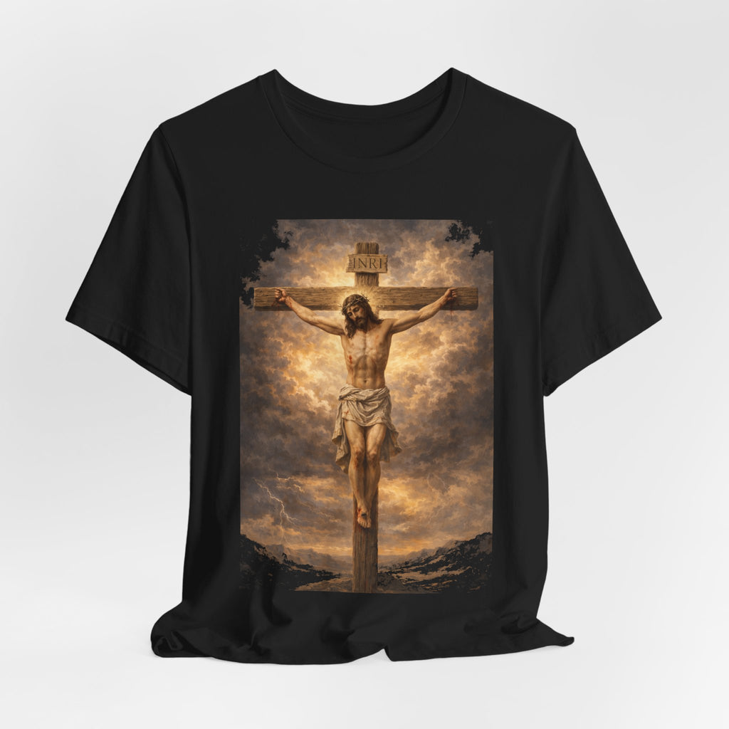 Crucifixion Jesus T‑Shirt — Religious Christian Graphic Tee for Easter & Faith