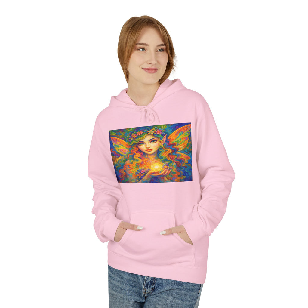 Psychedelic Butterfly fairy cotton Hoodie - Vibrant Tie-Dye Art Pullover