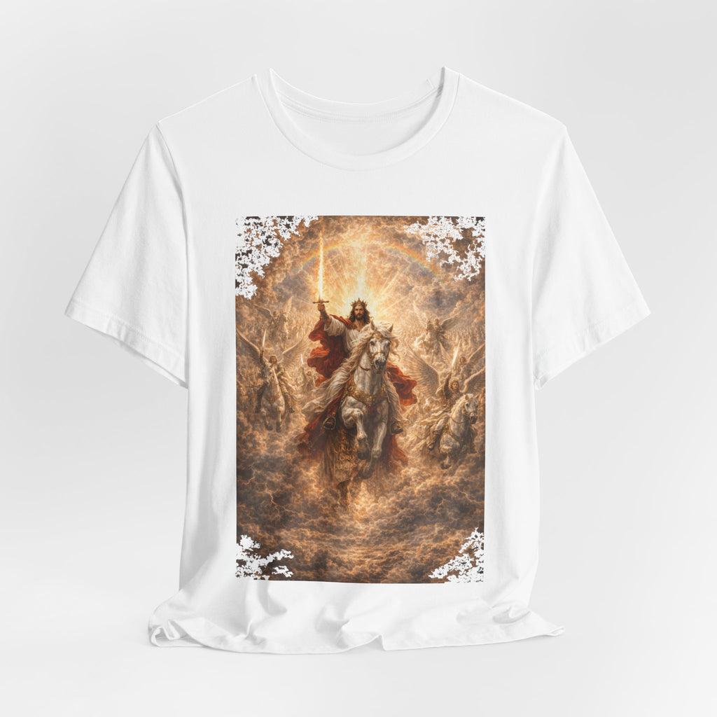Revelation 19:11-21 Christian Jesus on White Horse T‑Shirt — Resurrection / Second Coming Graphic Tee Revelation