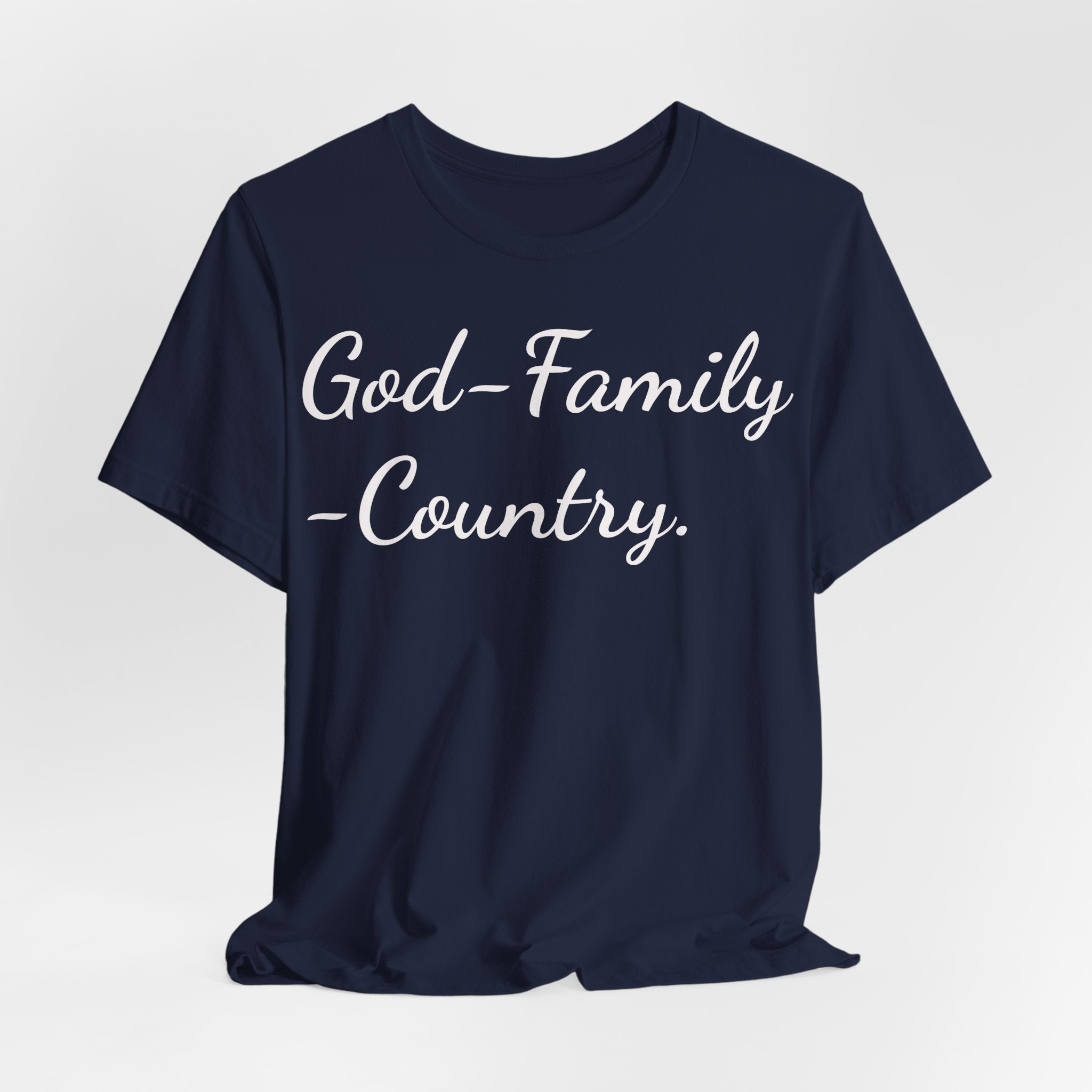 God • Family • Country T-Shirt — Patriotic Faith & Family Tee
