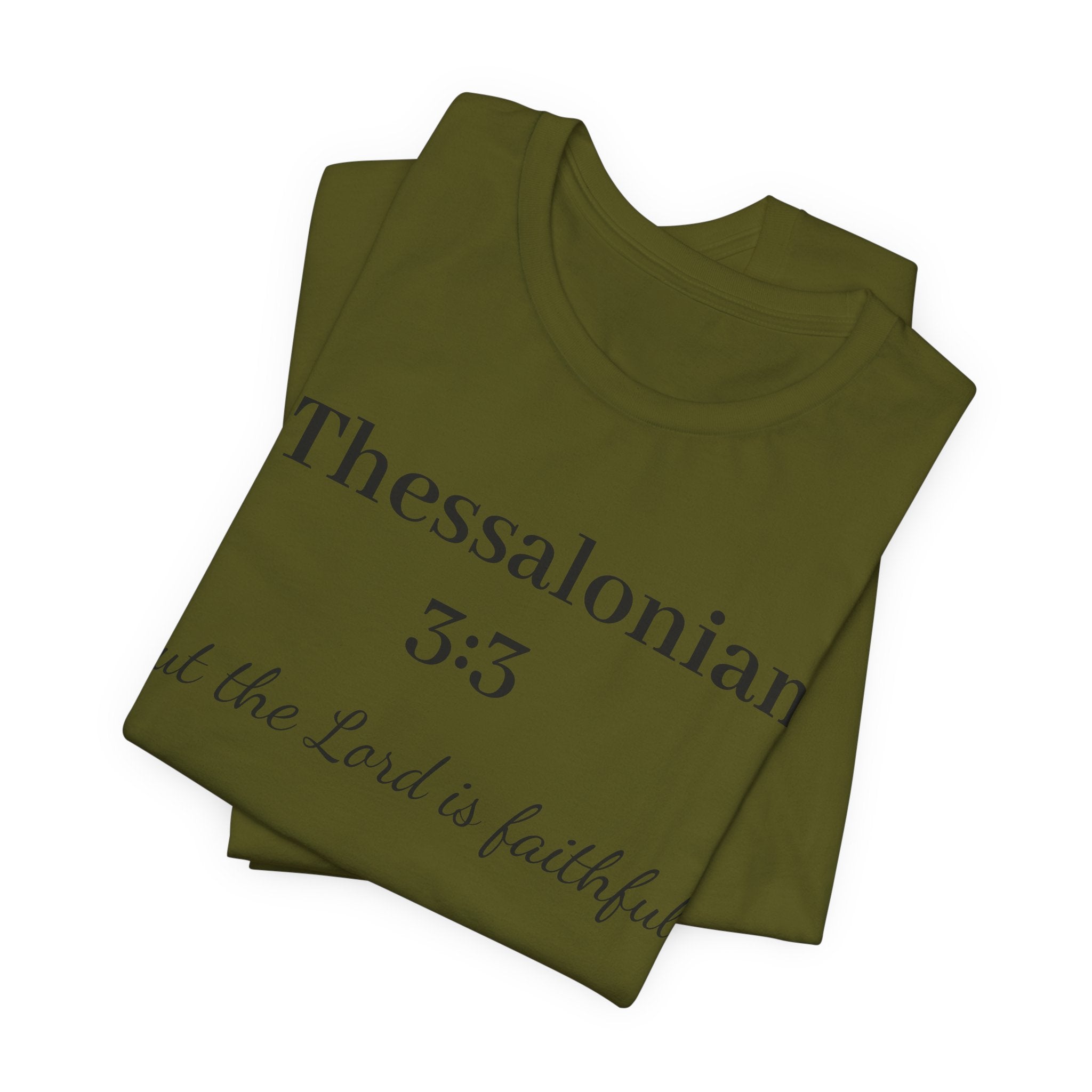 2 Thessalonians 3:3 Faithful Lord T-Shirt — Christian Scripture Tee