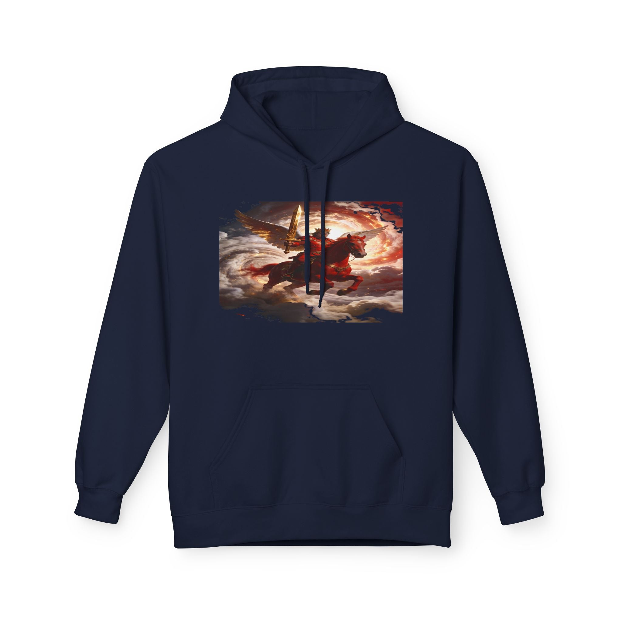 Apocalypse Revelation (6:1–8)-Another Horse came out, a fiery red one. Its rider was given power - Pullover