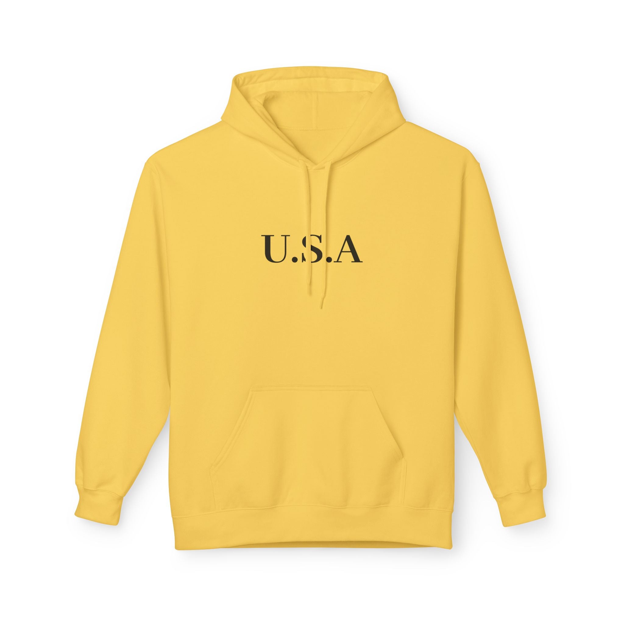 USA Minimalist Hoodie - Classic Patriotic Pullover