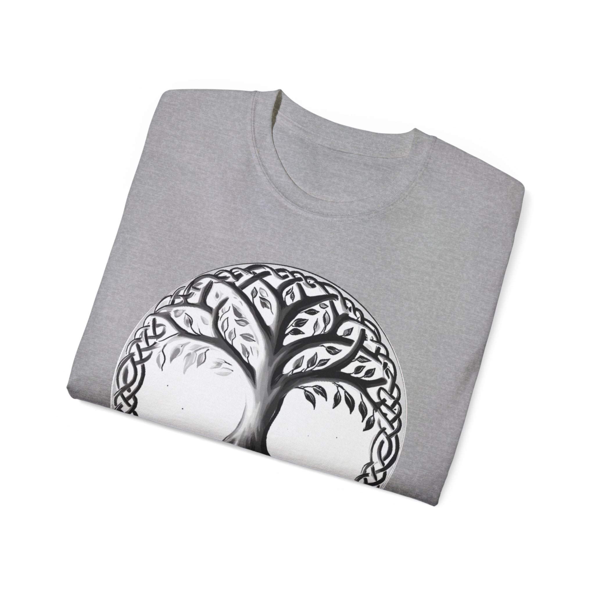 Yggdrasil – The Tree of Life CottonT-Shirt — Celtic Roots Graphic Tee