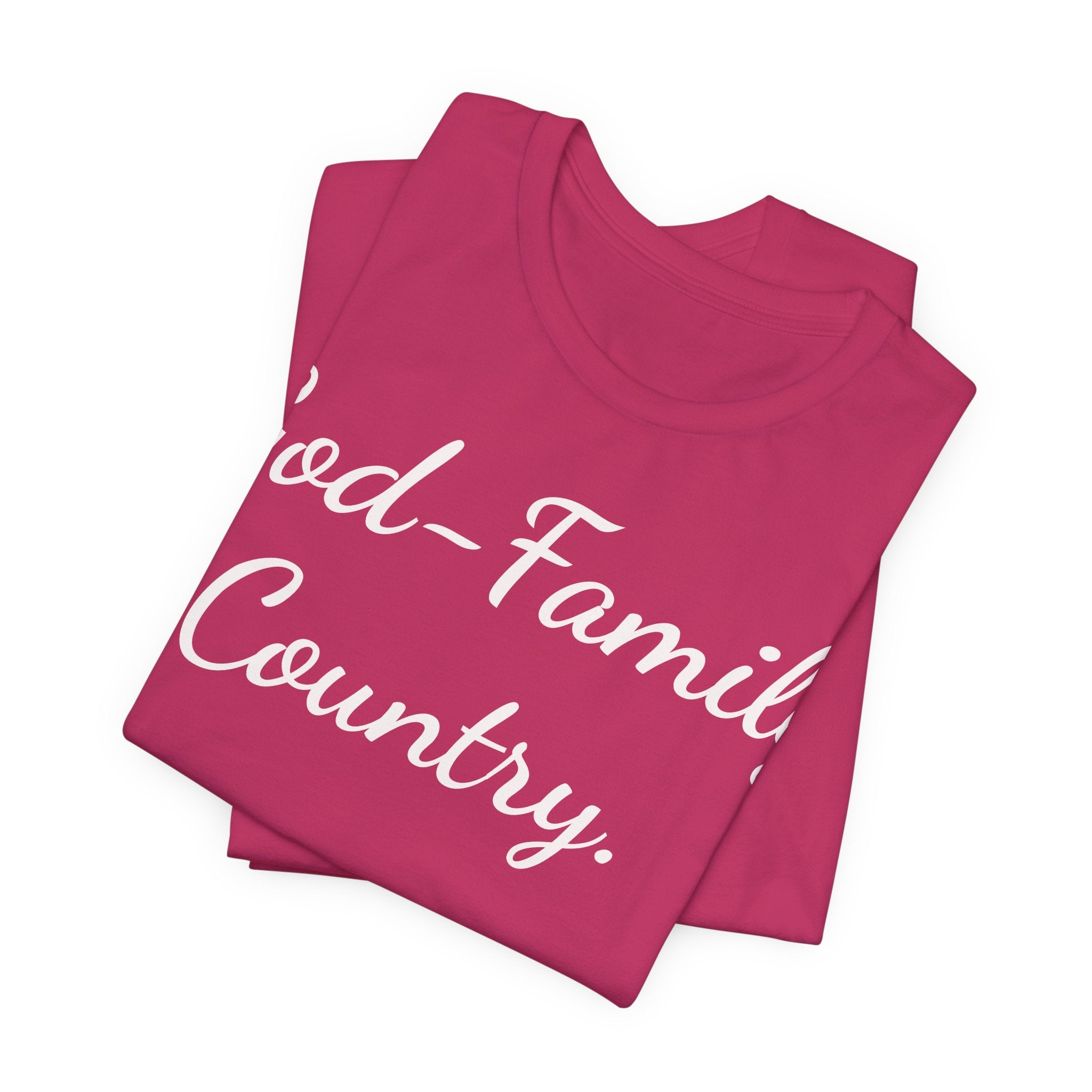 God • Family • Country T-Shirt — Patriotic Faith & Family Tee