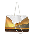 Sunset & Sunflower Weekender Bag — Large Beach Travel Tote