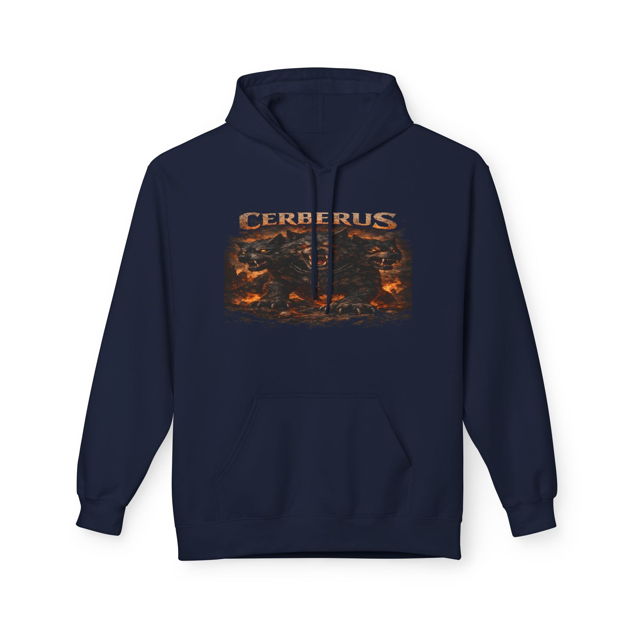 Cerberus Fiery Three-Headed Dog Hoodie