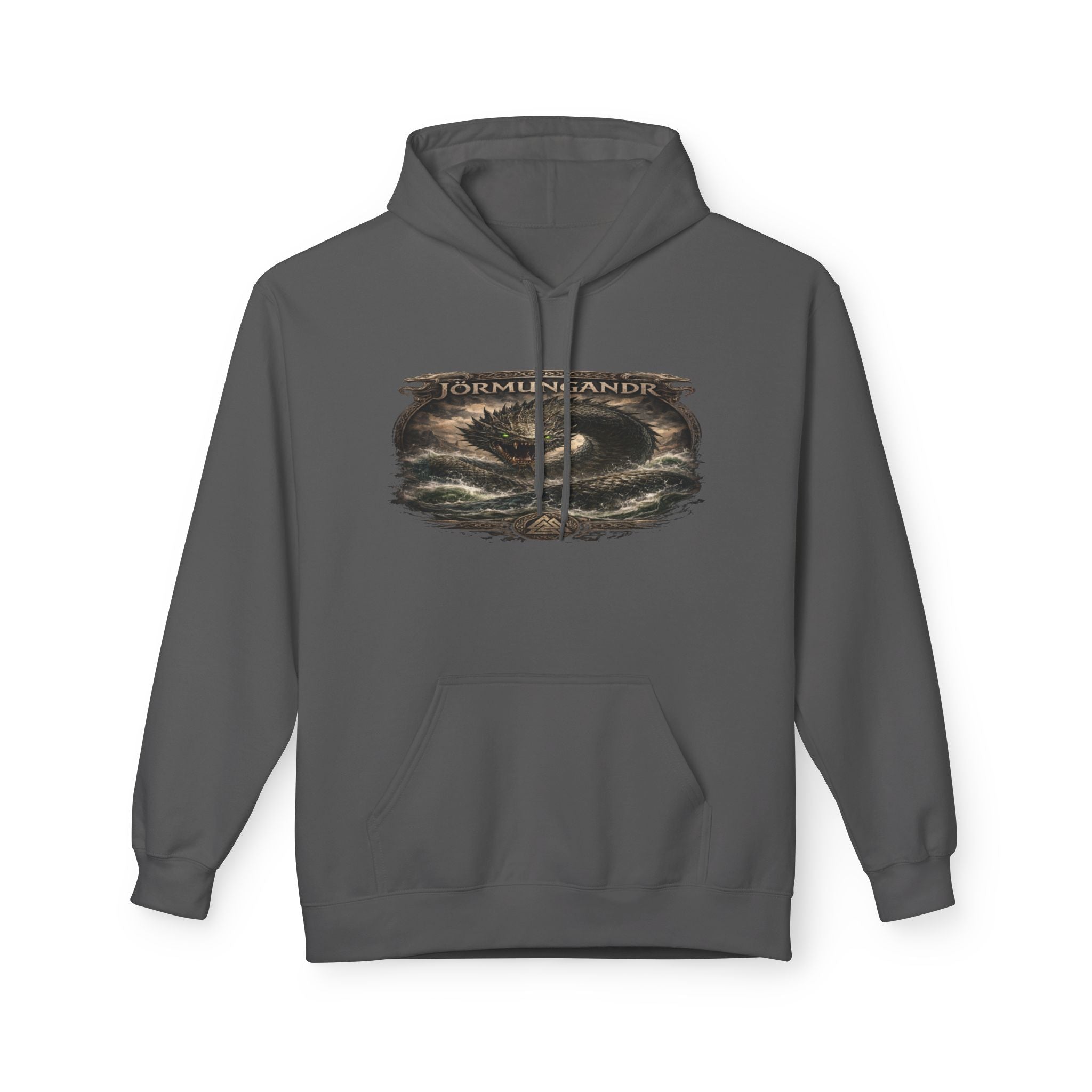 Jörmungandr is the Midgard serpent Viking Hoodie —