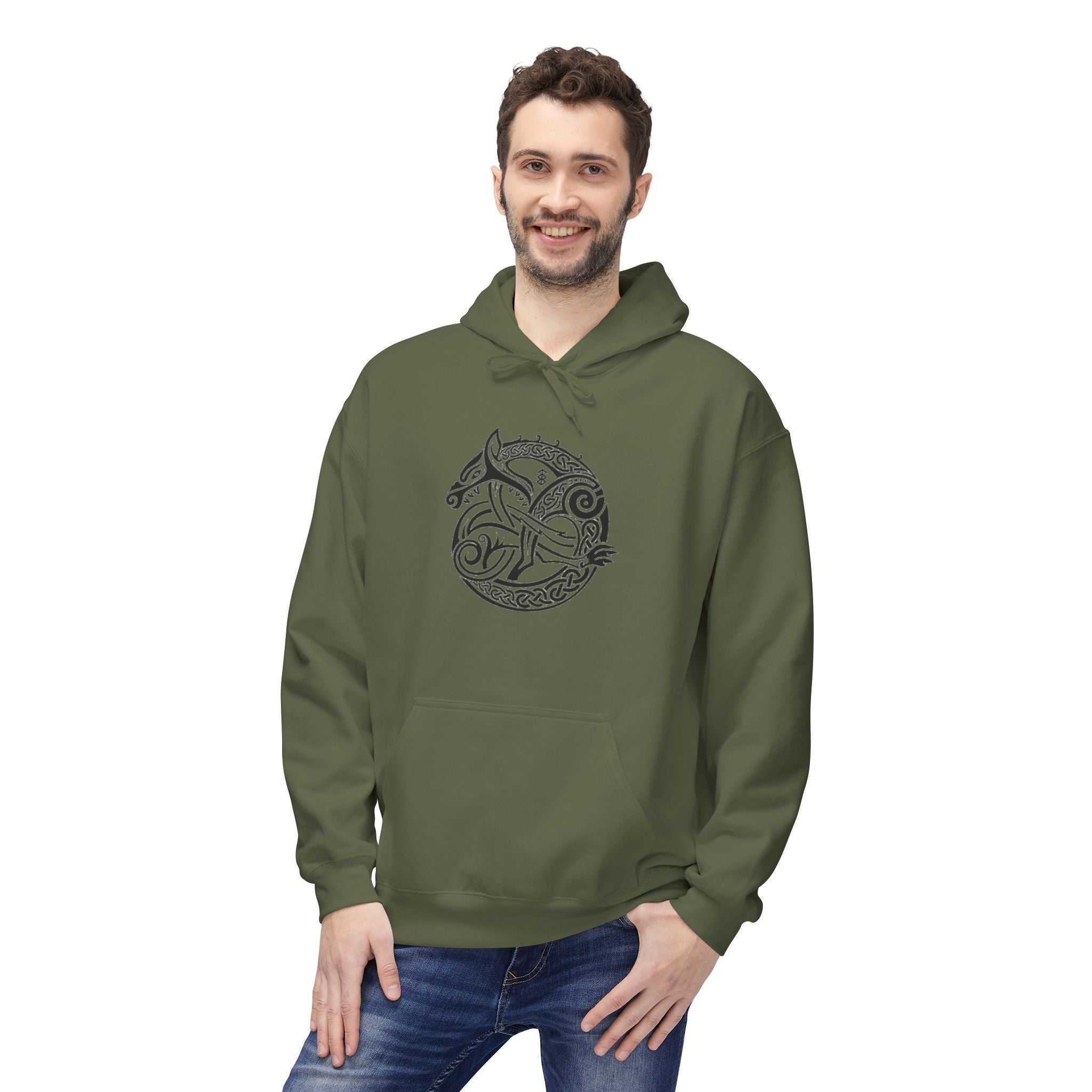 Celtic Wolf Knot Hoodie — The Wolf – A Symbol of Power, Destruction, and Loyalty