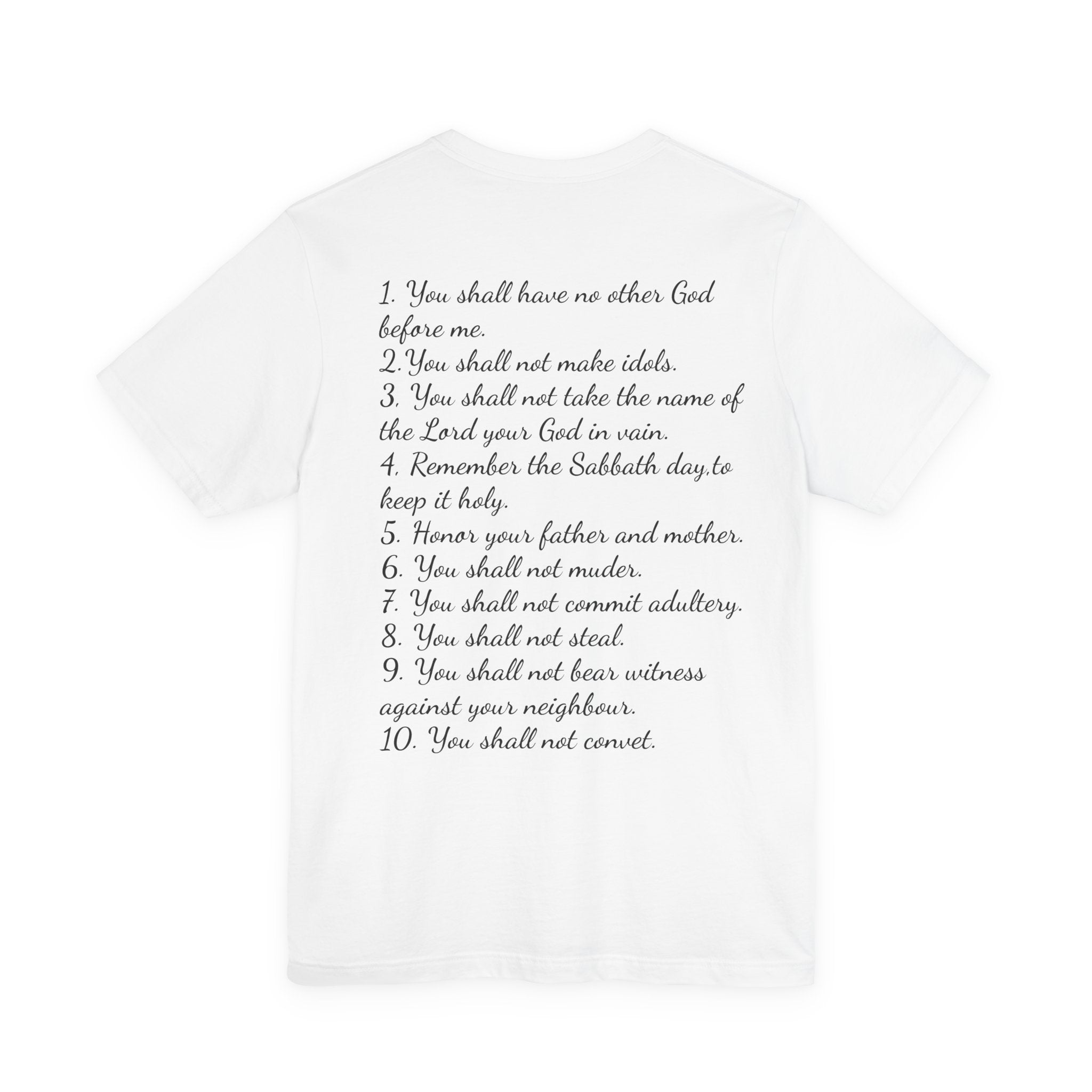 The 10 Commandment- Short Sleeve Tee