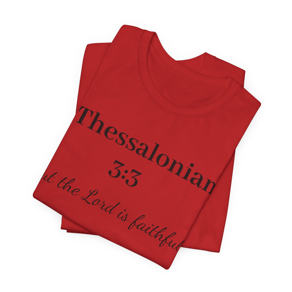 2 Thessalonians 3:3 Faithful Lord T-Shirt — Christian Scripture Tee