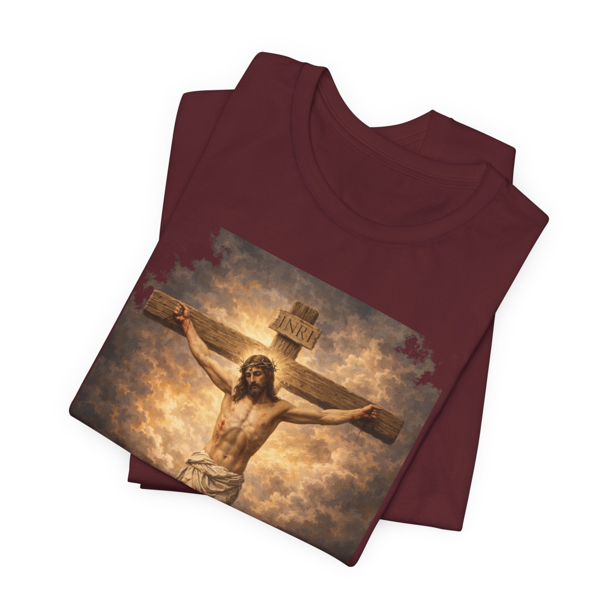 Crucifixion Jesus T‑Shirt — Religious Christian Graphic Tee for Easter & Faith