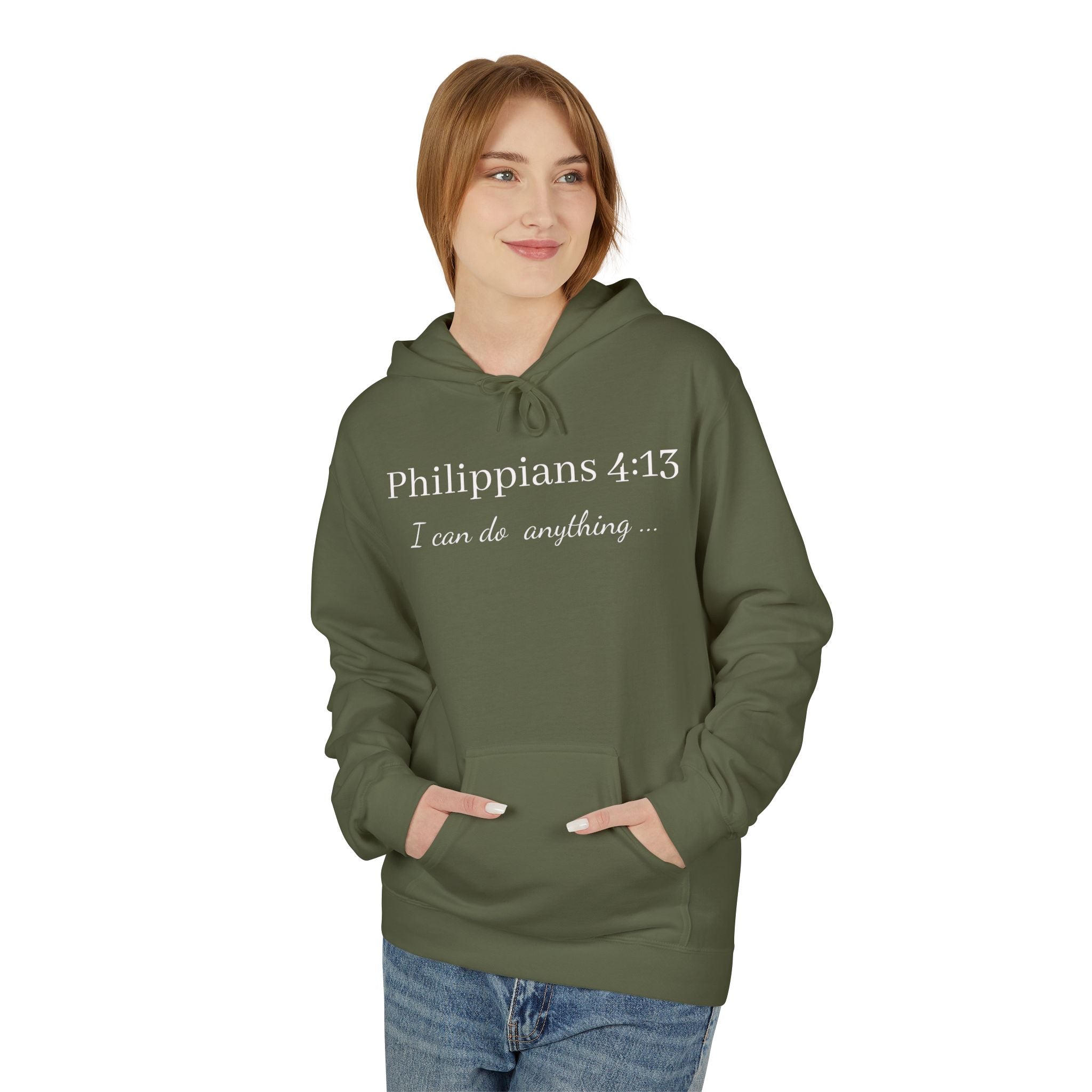 Philippians 4:13 Hoodie - I Can Do All Things Christian Sweatshirt
