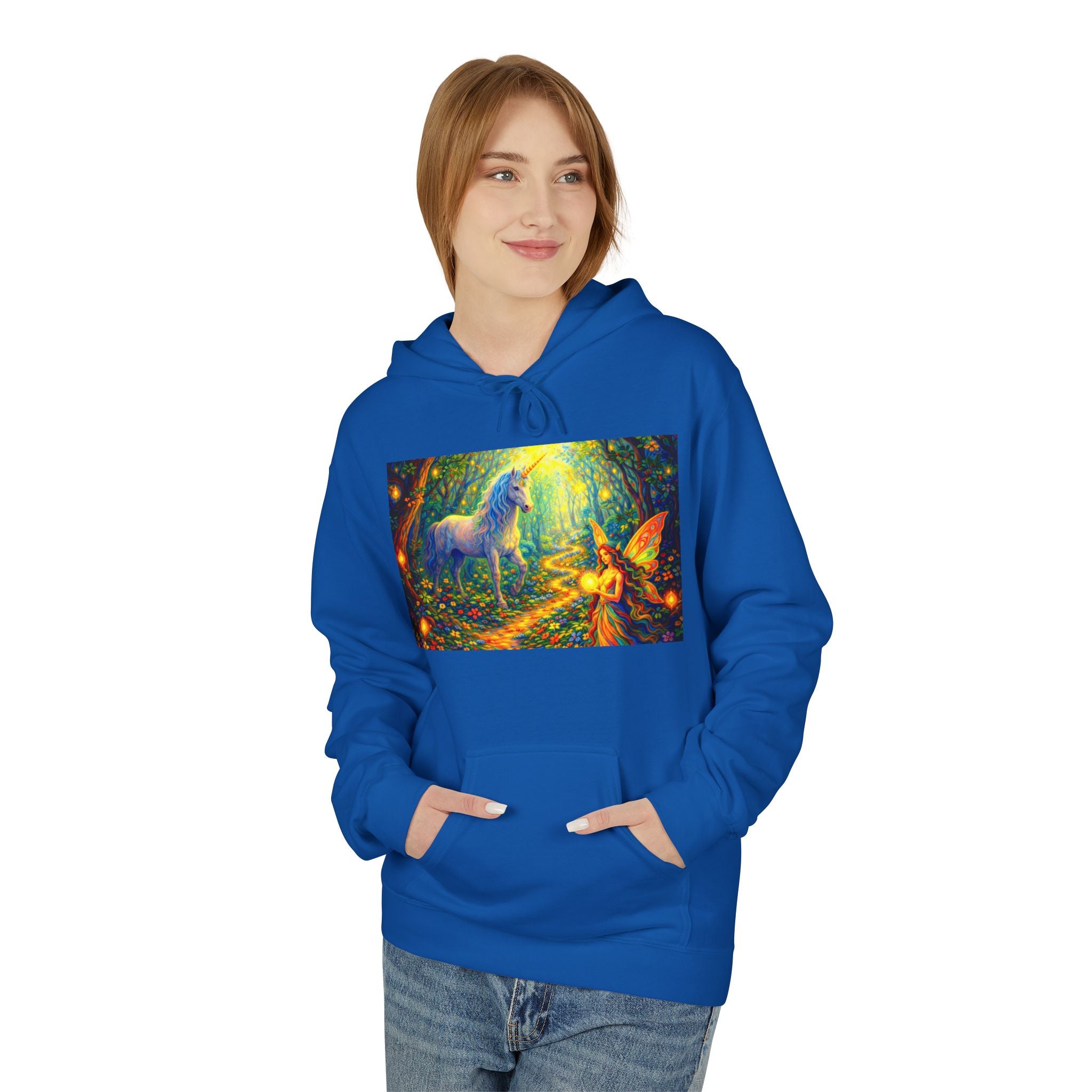 Unisex Fairy  Midweight Softstyle Fleece Hoodie