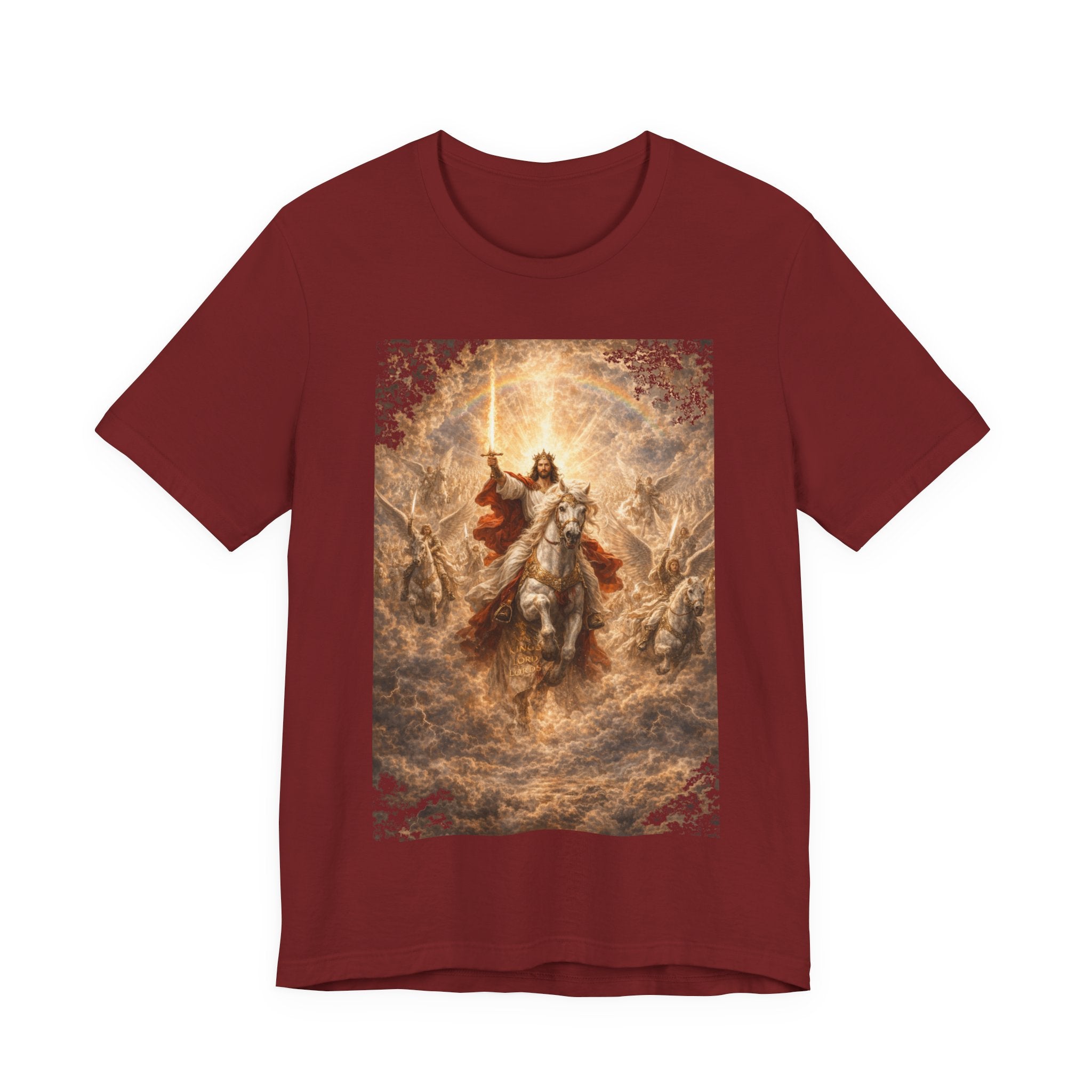 Revelation 19:11-21 Christian Jesus on White Horse T‑Shirt — Resurrection / Second Coming Graphic Tee Revelation