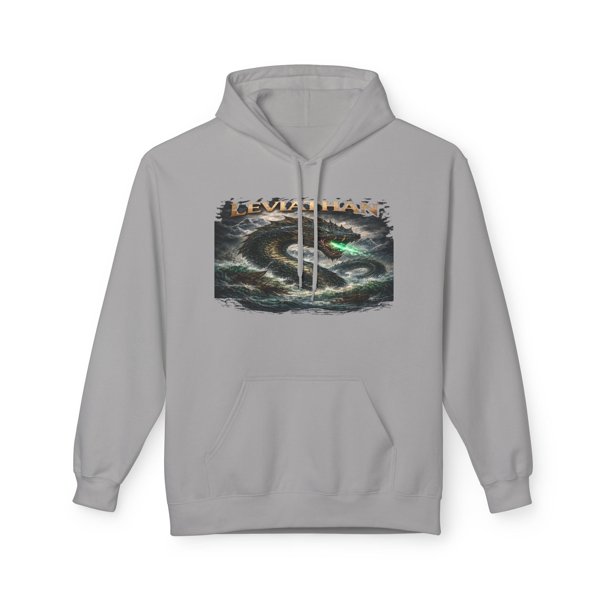 Leviarhan Hoodie — Coastal Wave Graphic Pullover