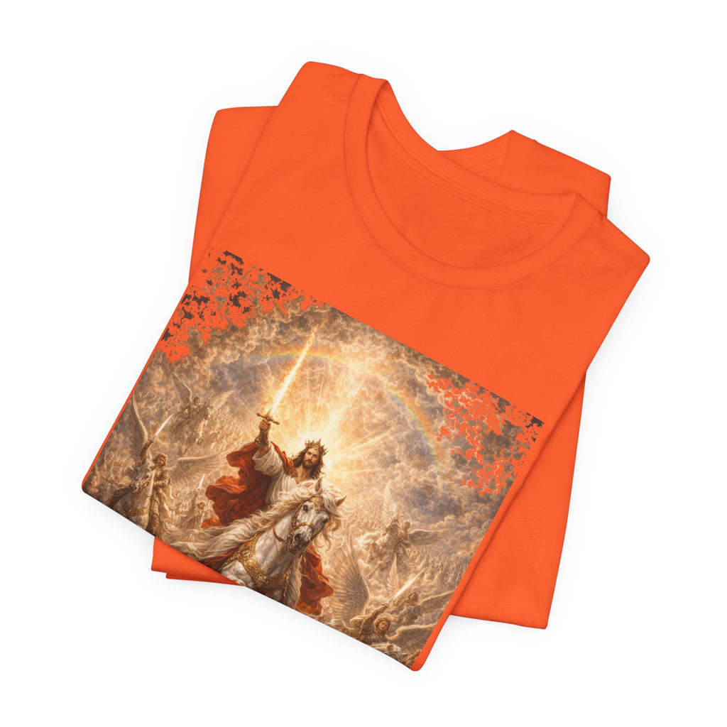 Revelation 19:11-21 Christian Jesus on White Horse T‑Shirt — Resurrection / Second Coming Graphic Tee Revelation