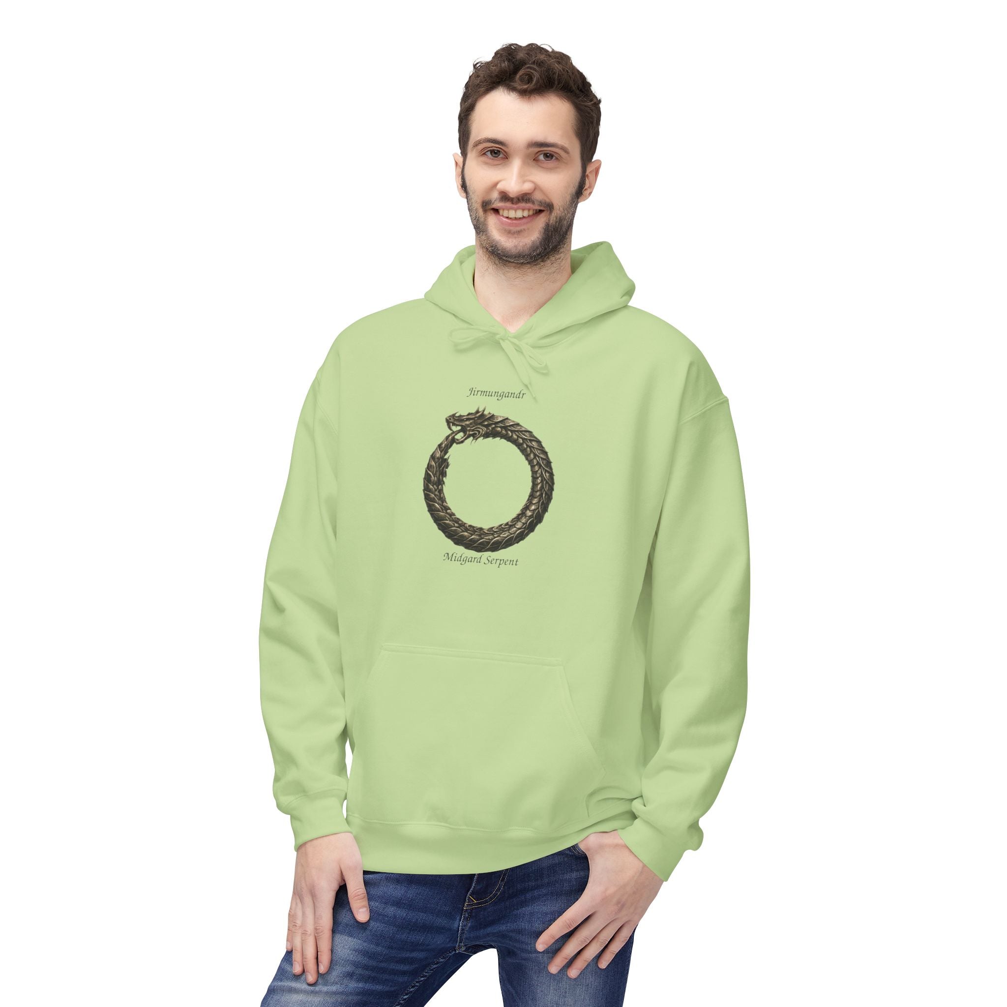 The Serpent – Jörmungandr,Ouroboros Snake Hoodie — Viking Symbol