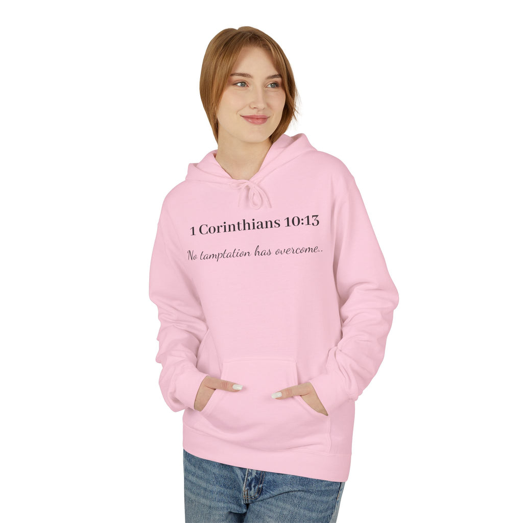 1 Corinthians 10:13 "No Temptation Has Overtaken" Christian Faith Pullover