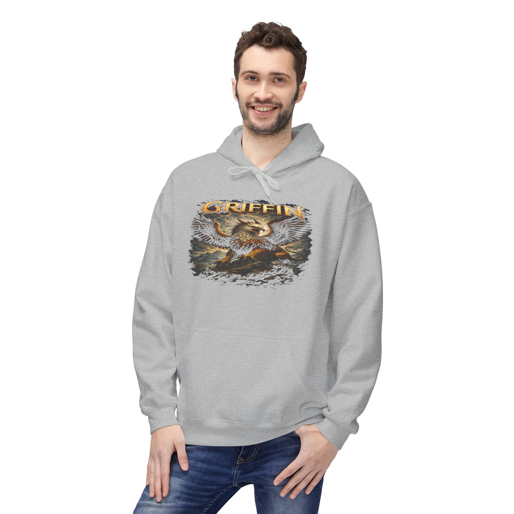 Griffin Graphic Hoodie - Mythical Eagle Design