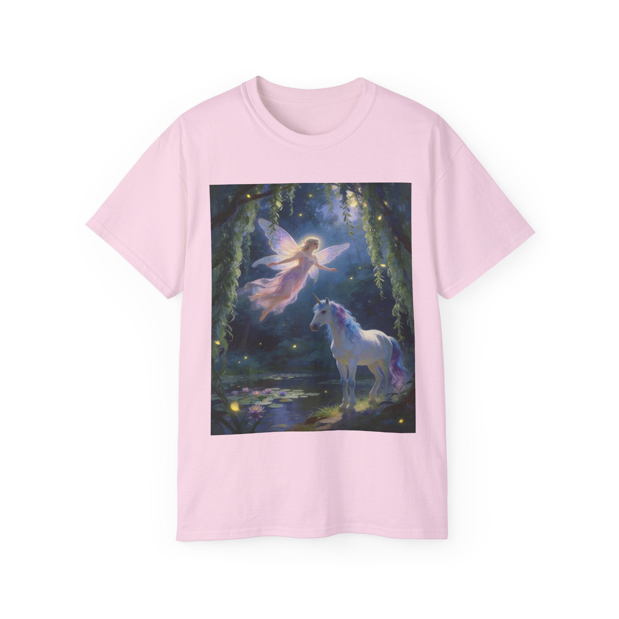 Fairy and Unicorn Cotton Tee