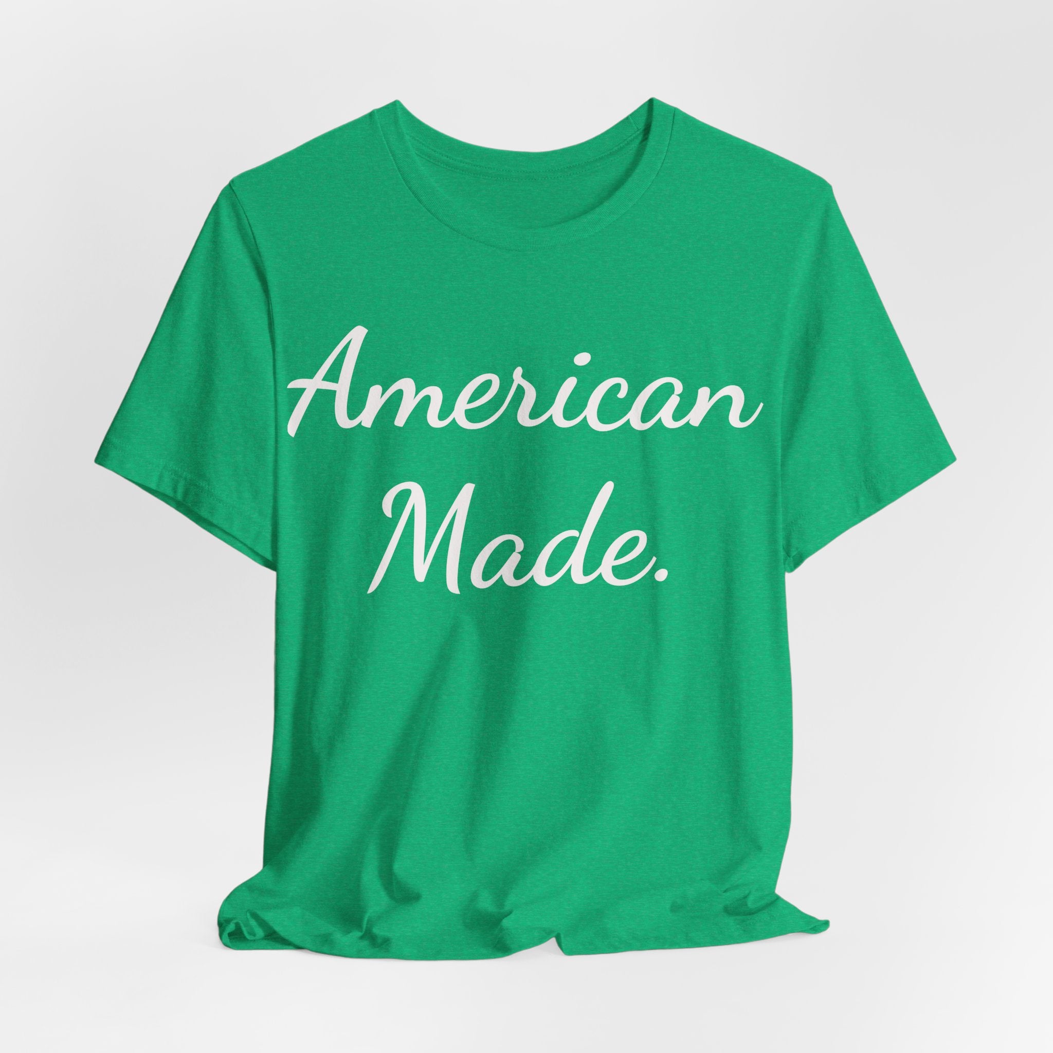 American Made T-Shirt — Patriotic Script Tee