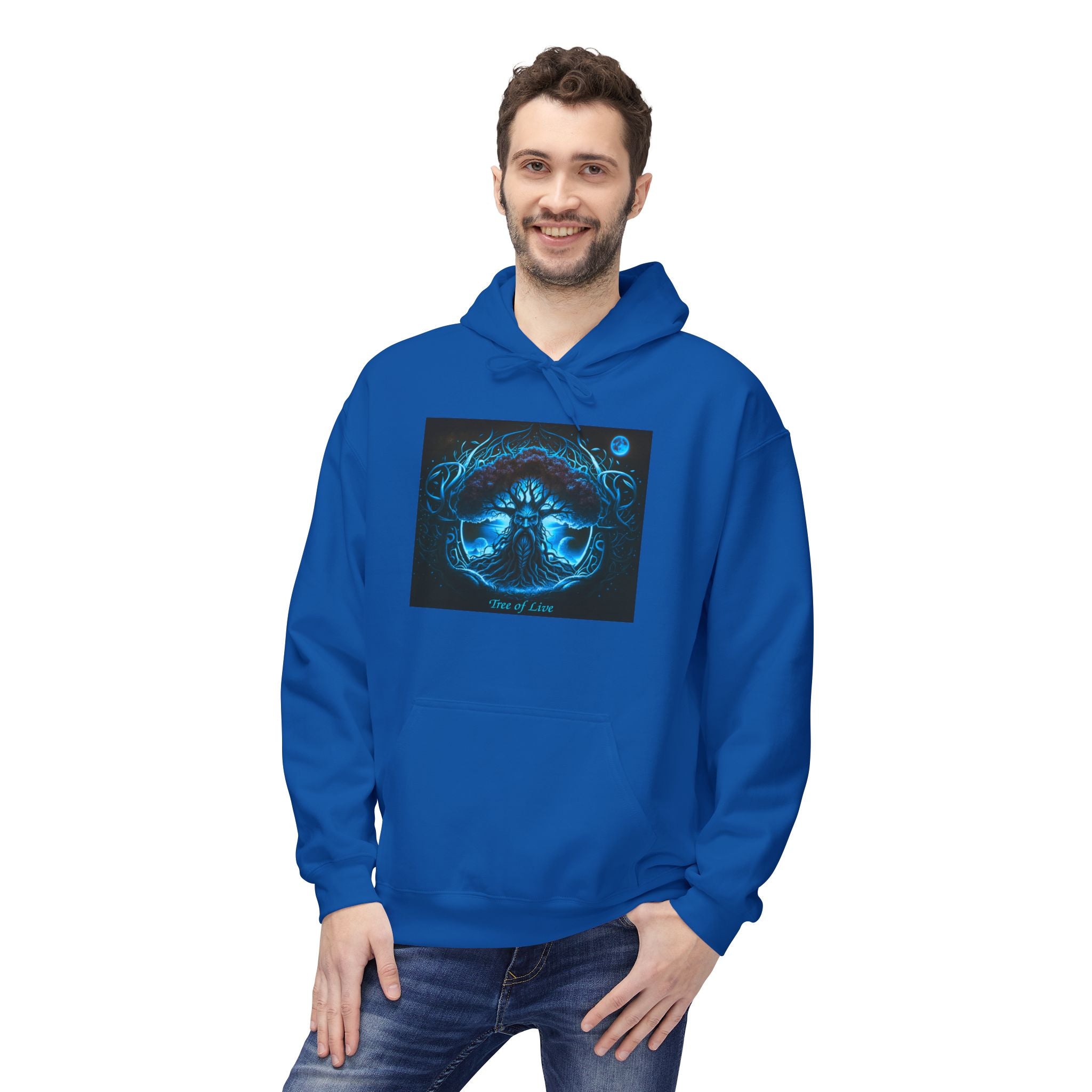 Yggdrasil, the Tree of Life,Hoodie — Ocean Zodiac Cancer Design