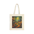Fairy Forest Canvas Tote Bag – Enchanted Path Illustration