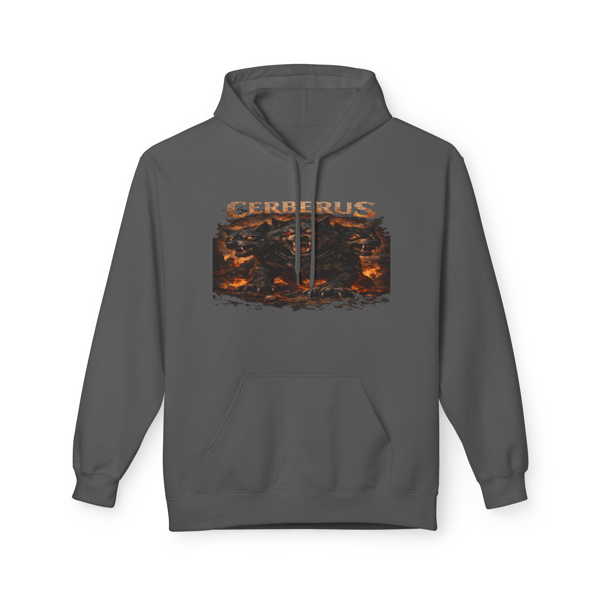 Cerberus Fiery Three-Headed Dog Hoodie