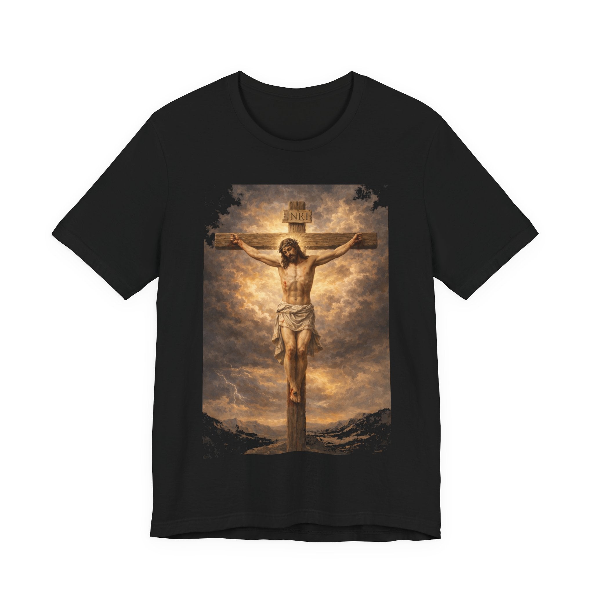 Crucifixion Jesus T‑Shirt — Religious Christian Graphic Tee for Easter & Faith