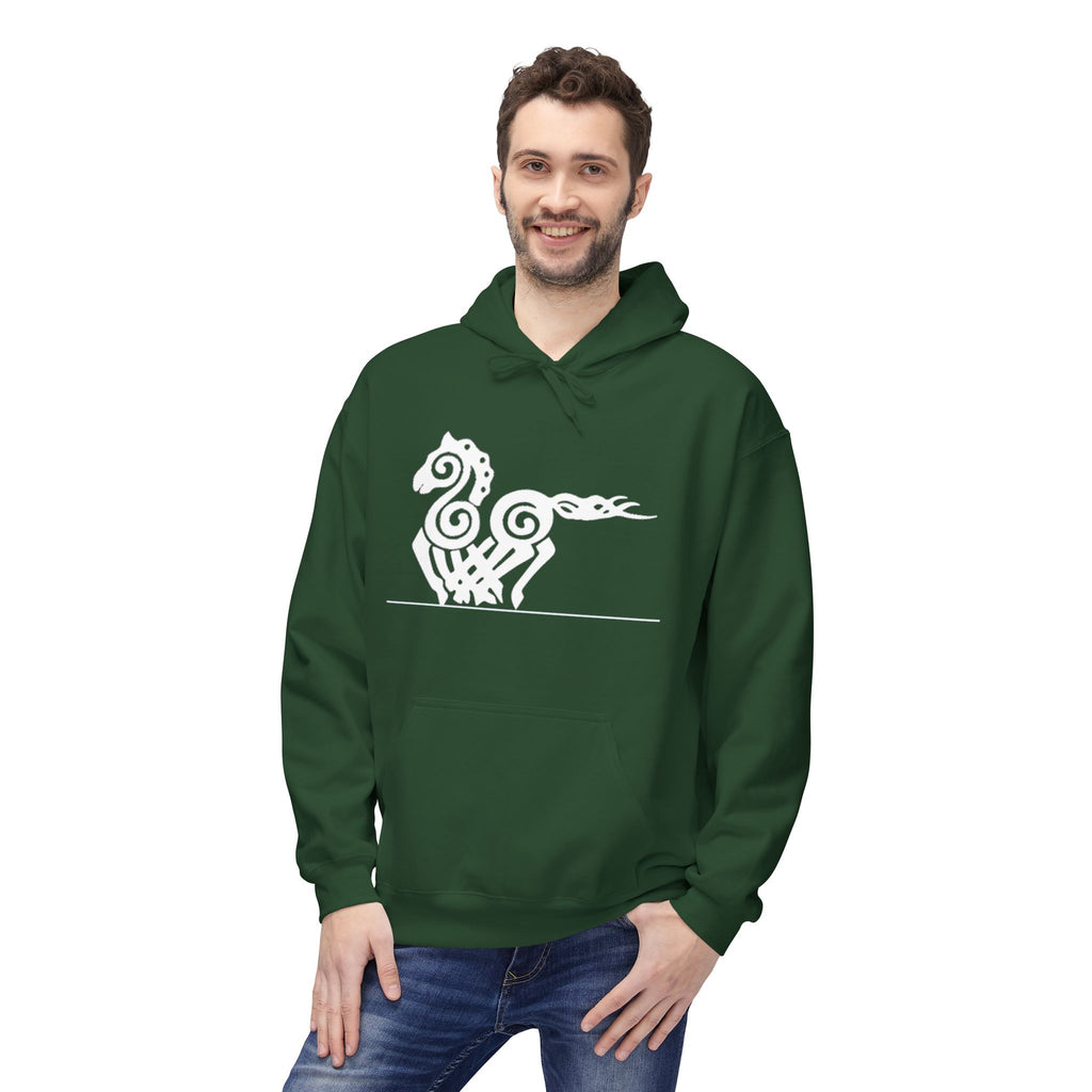 Viking  Hoodie — Nordic Myth Sea Creature Pullover
