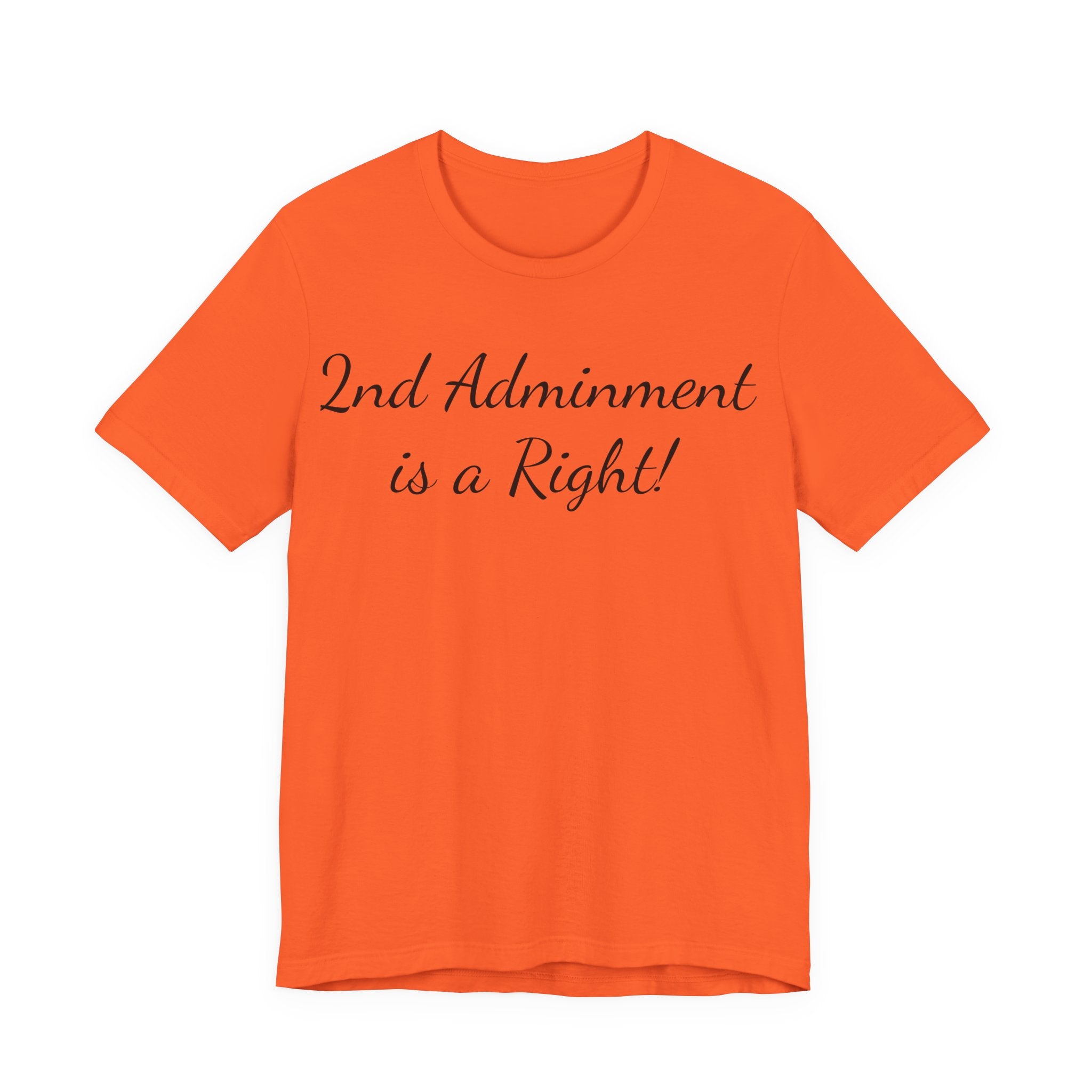 2nd Amendment Is a Right T-Shirt — Pro-Gun Rights Patriotic Tee