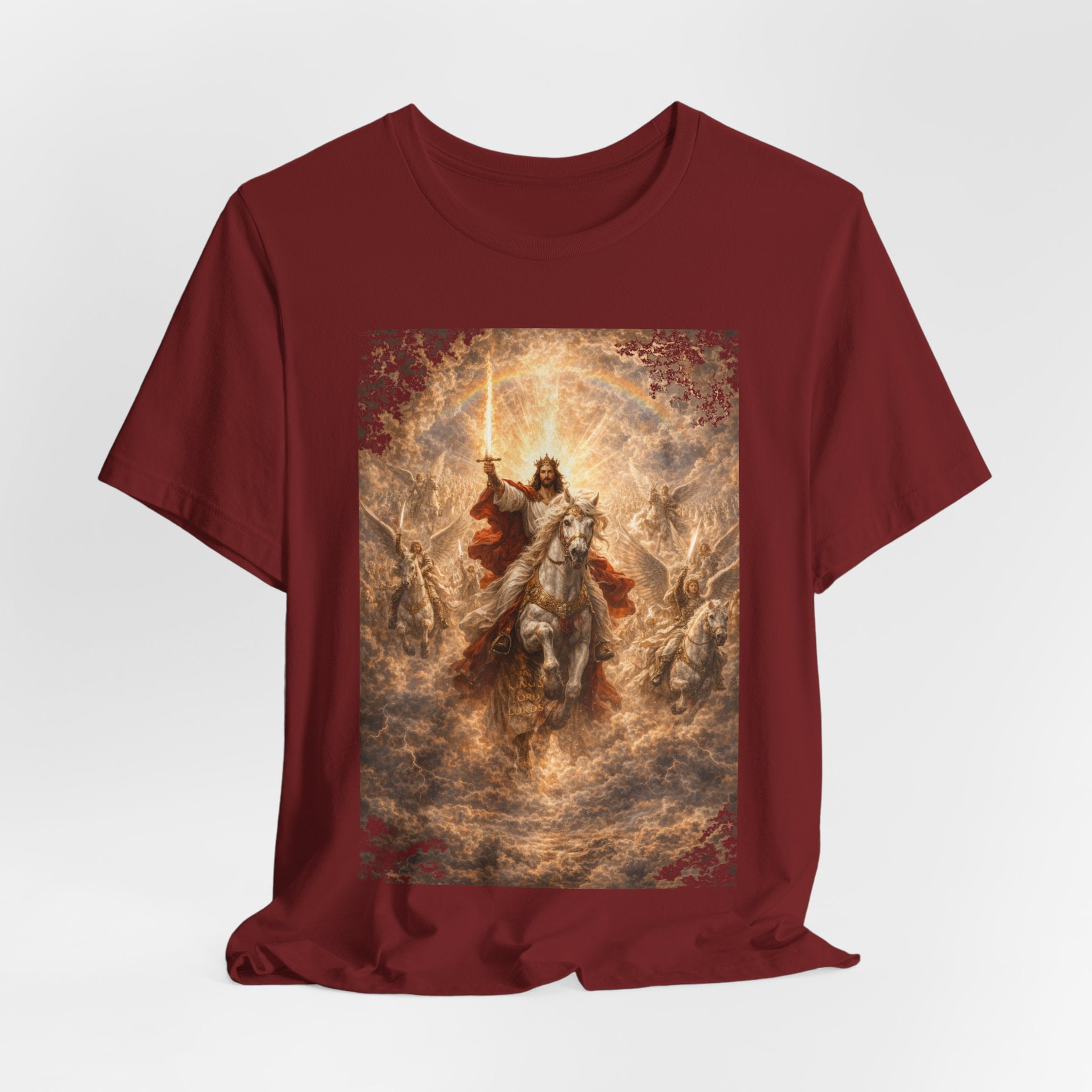 Revelation 19:11-21 Christian Jesus on White Horse T‑Shirt — Resurrection / Second Coming Graphic Tee Revelation