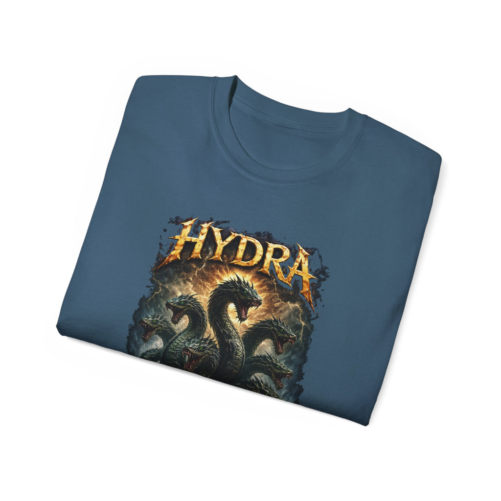 Hydra Sea Monster Cotton T‑Shirt — Mythical Kraken Graphic Tee