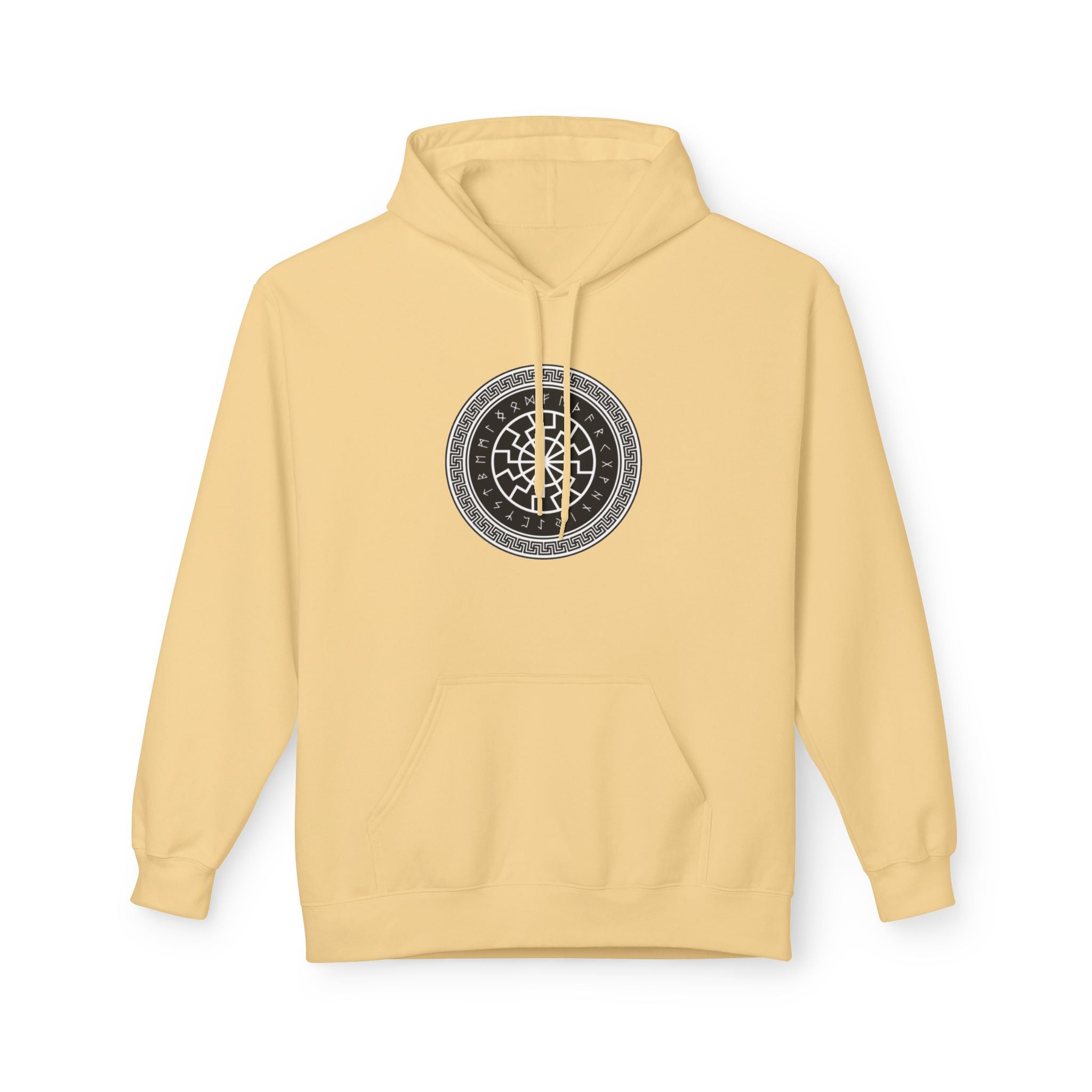 A Symbol of Luck in Norse Culture-Hoodie — Geometric Spiritual Graphic