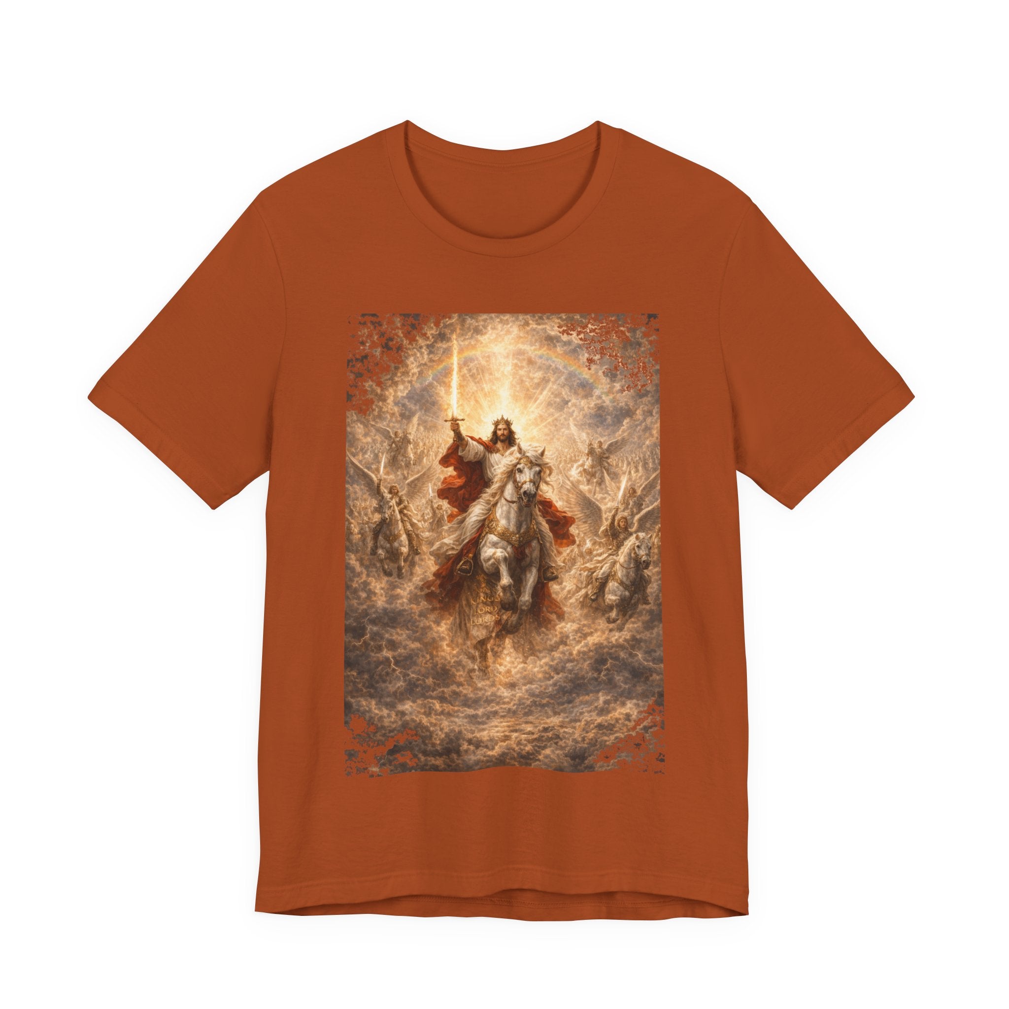 Revelation 19:11-21 Christian Jesus on White Horse T‑Shirt — Resurrection / Second Coming Graphic Tee Revelation