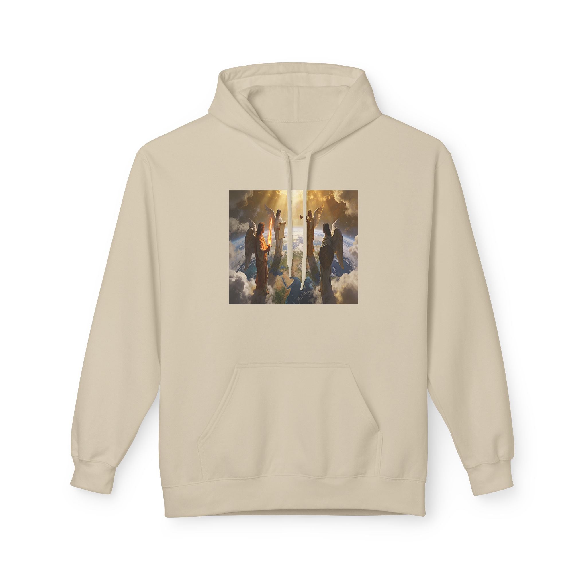 Christian Ascension Hoodie – Jesus and Angels Religious Pullover