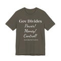 Gov Divides Tee — Pastel Political Statement T-Shirt