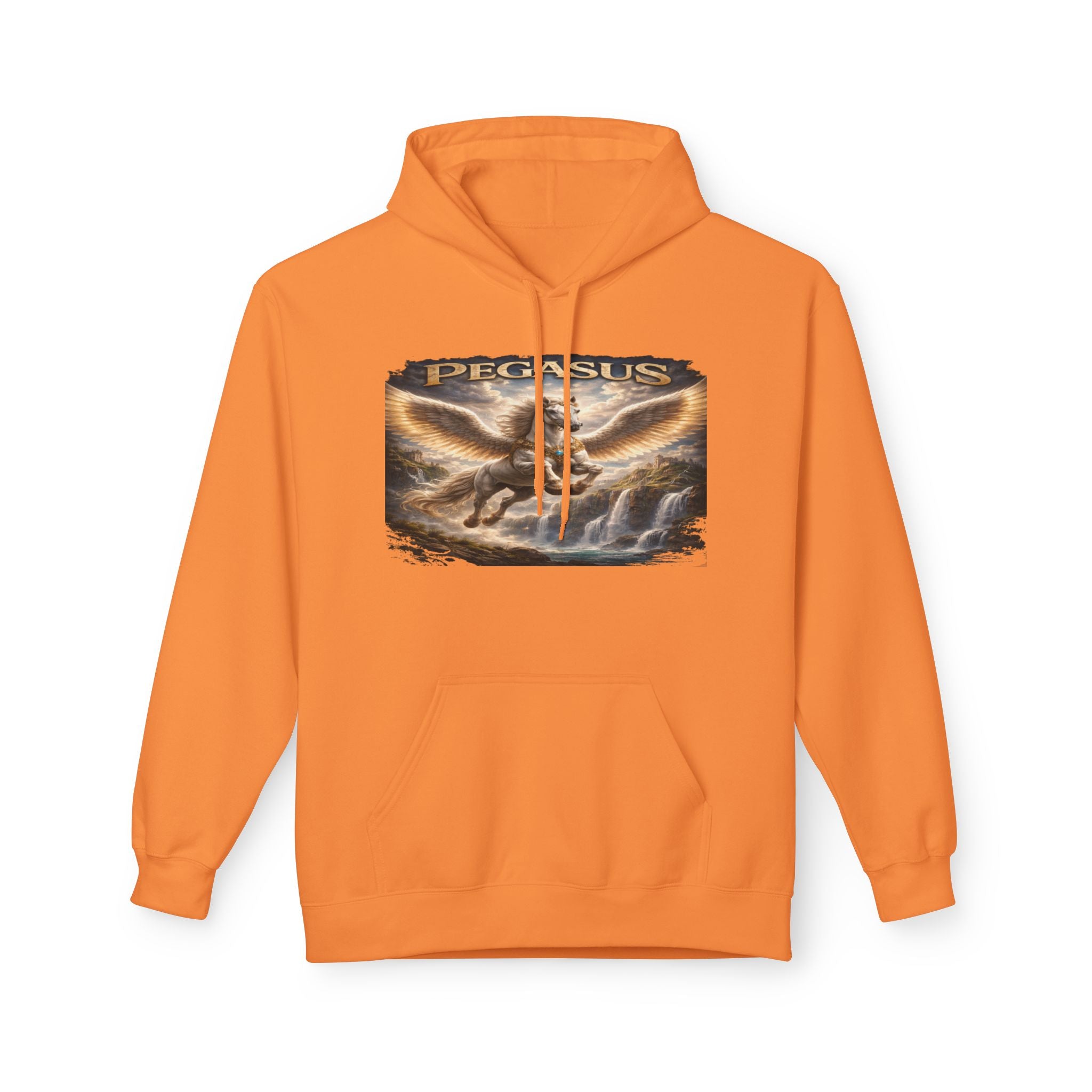 Pegasus Mythical Horse Hoodie — Vintage Winged Steed Graphic Sweatshirt