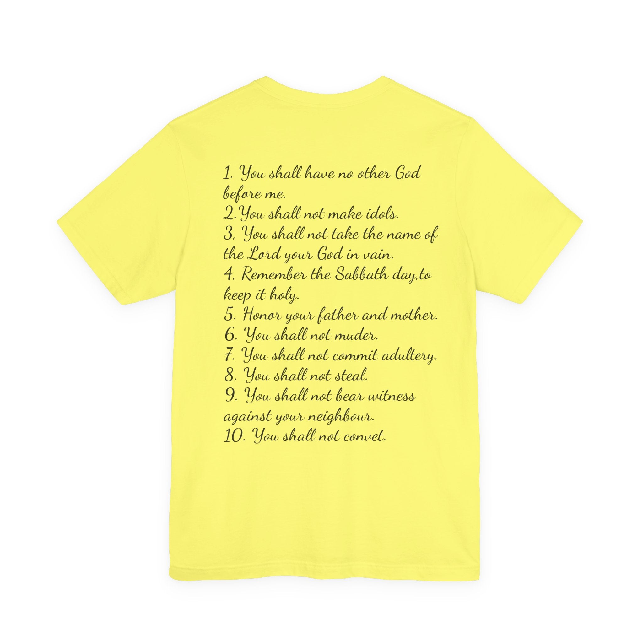 The 10 Commandment- Short Sleeve Tee